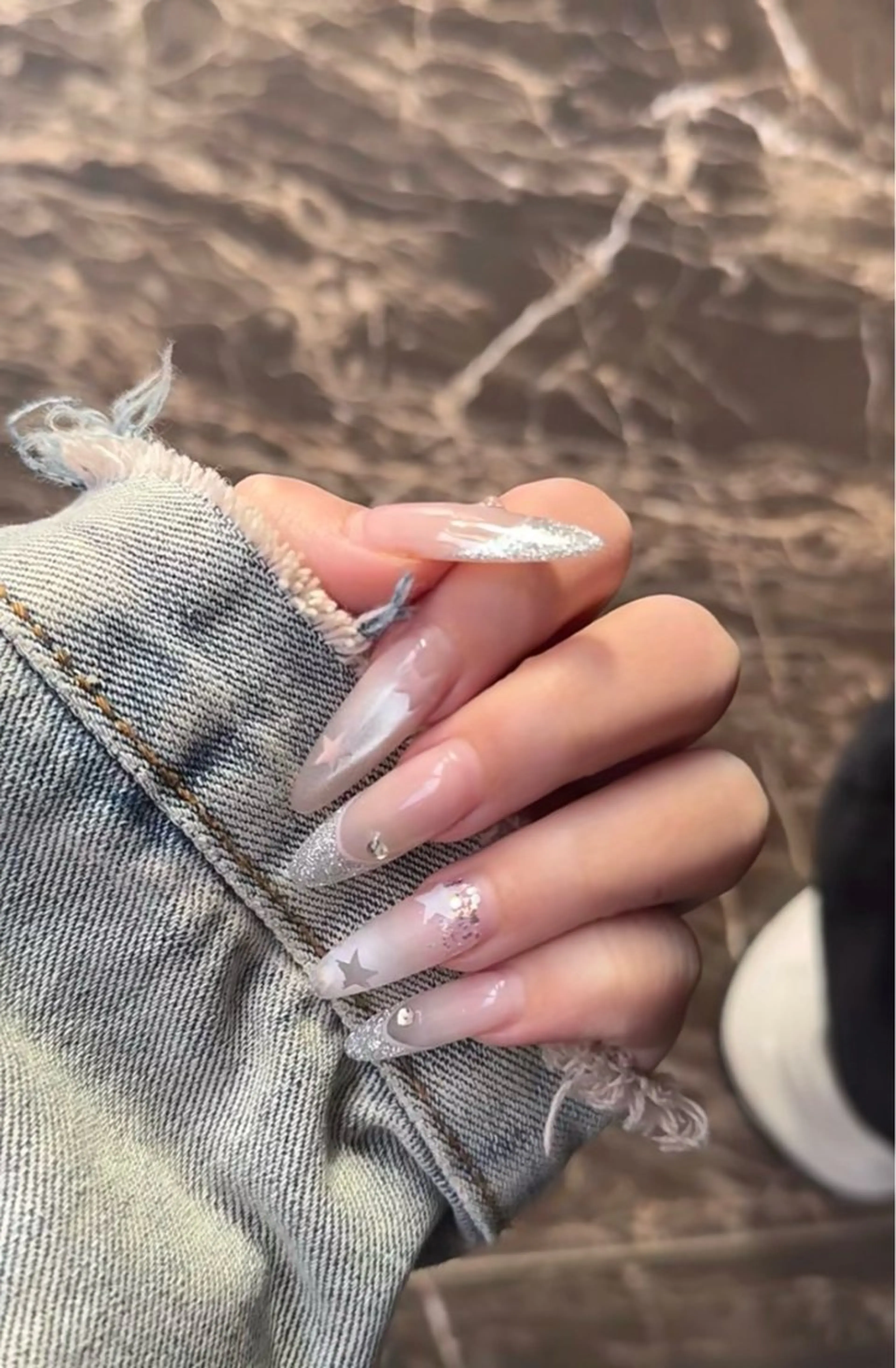 カラー グラデーションカラー ピンクカラー ハンドネイル AIN Nailのネイルデザイン