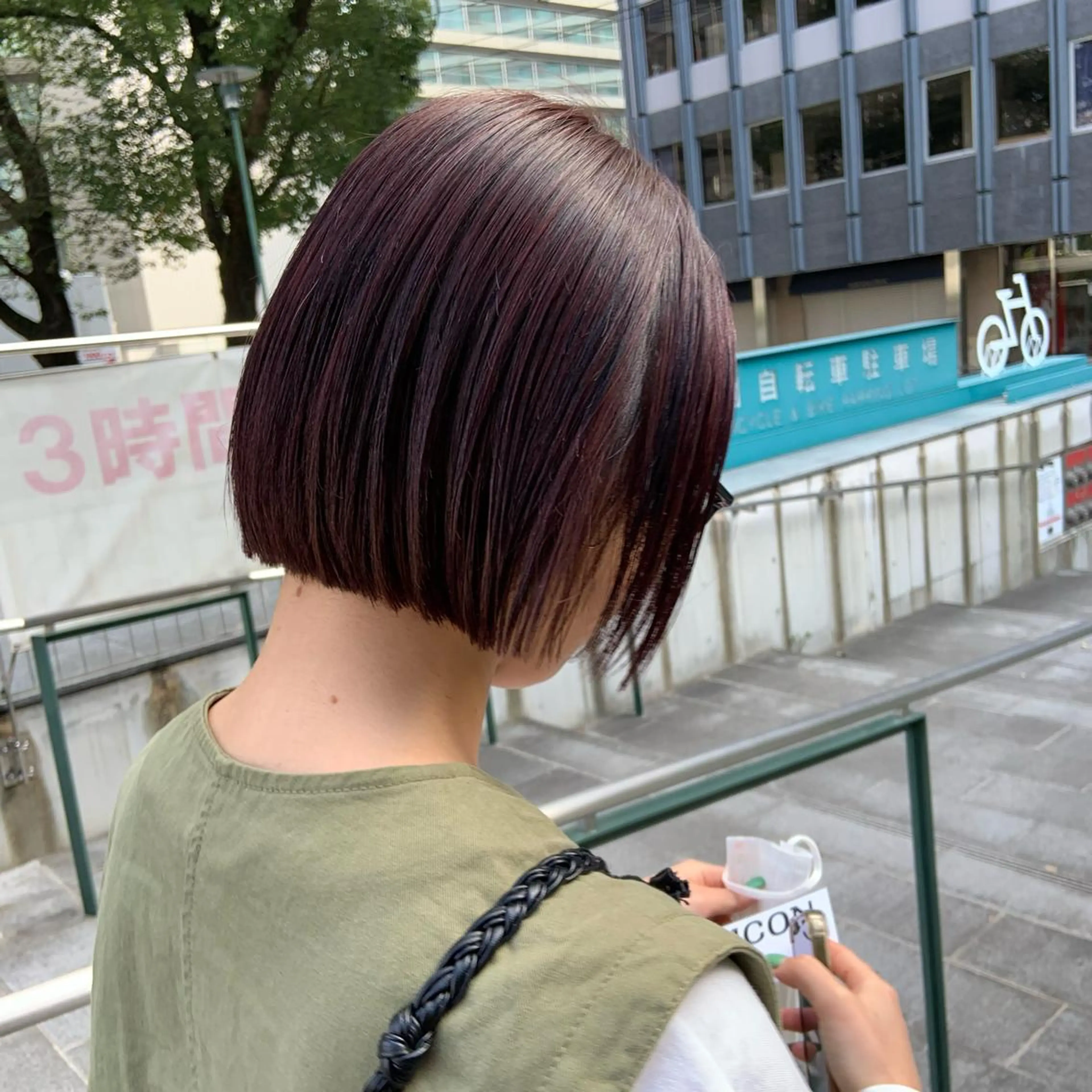 ショート カット トリートメント 博多/艶カラー Natsuのヘアスタイル