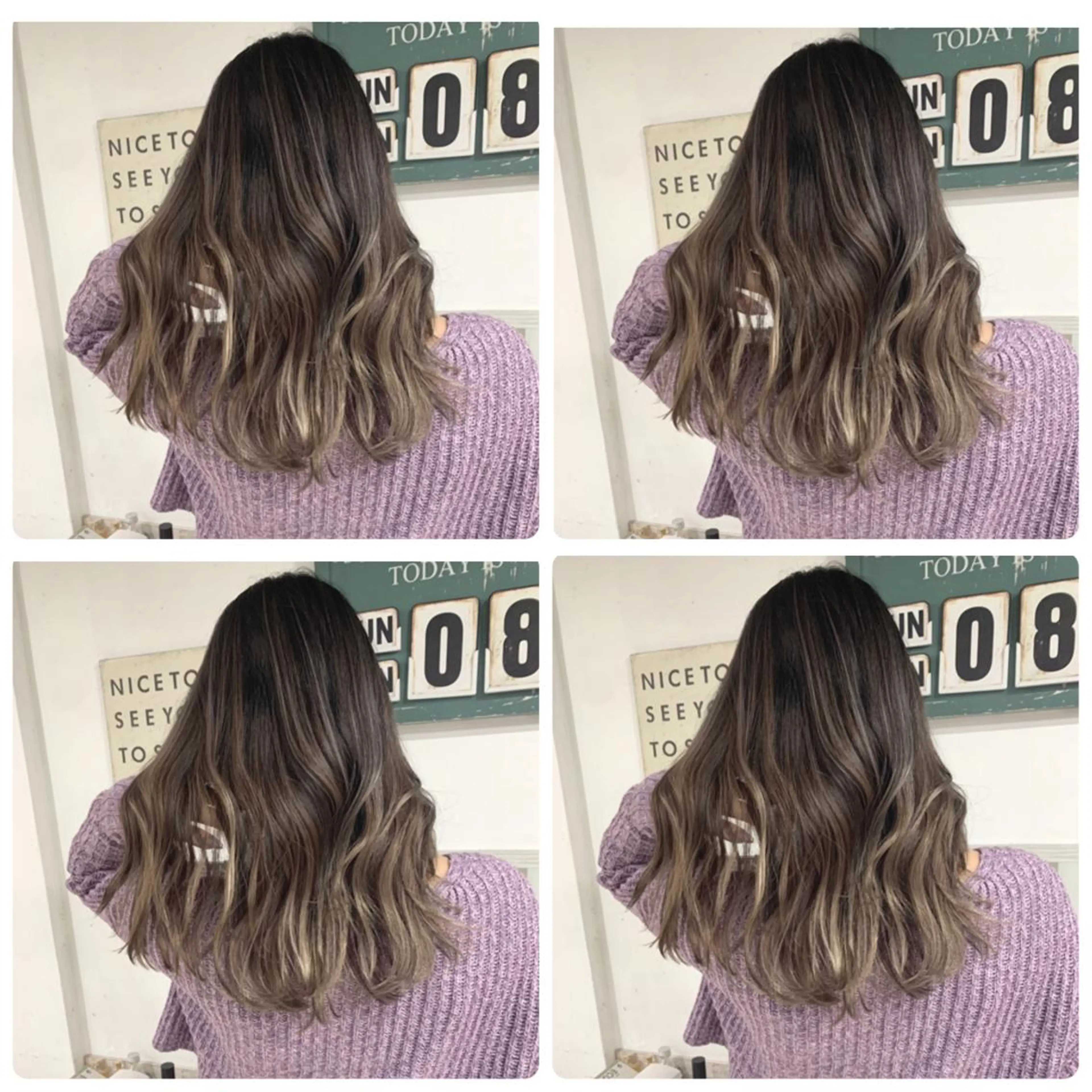 ロング カラー カット ヘアカラー 京都大人女性ショート 徒歩1分/秋山のヘアスタイル