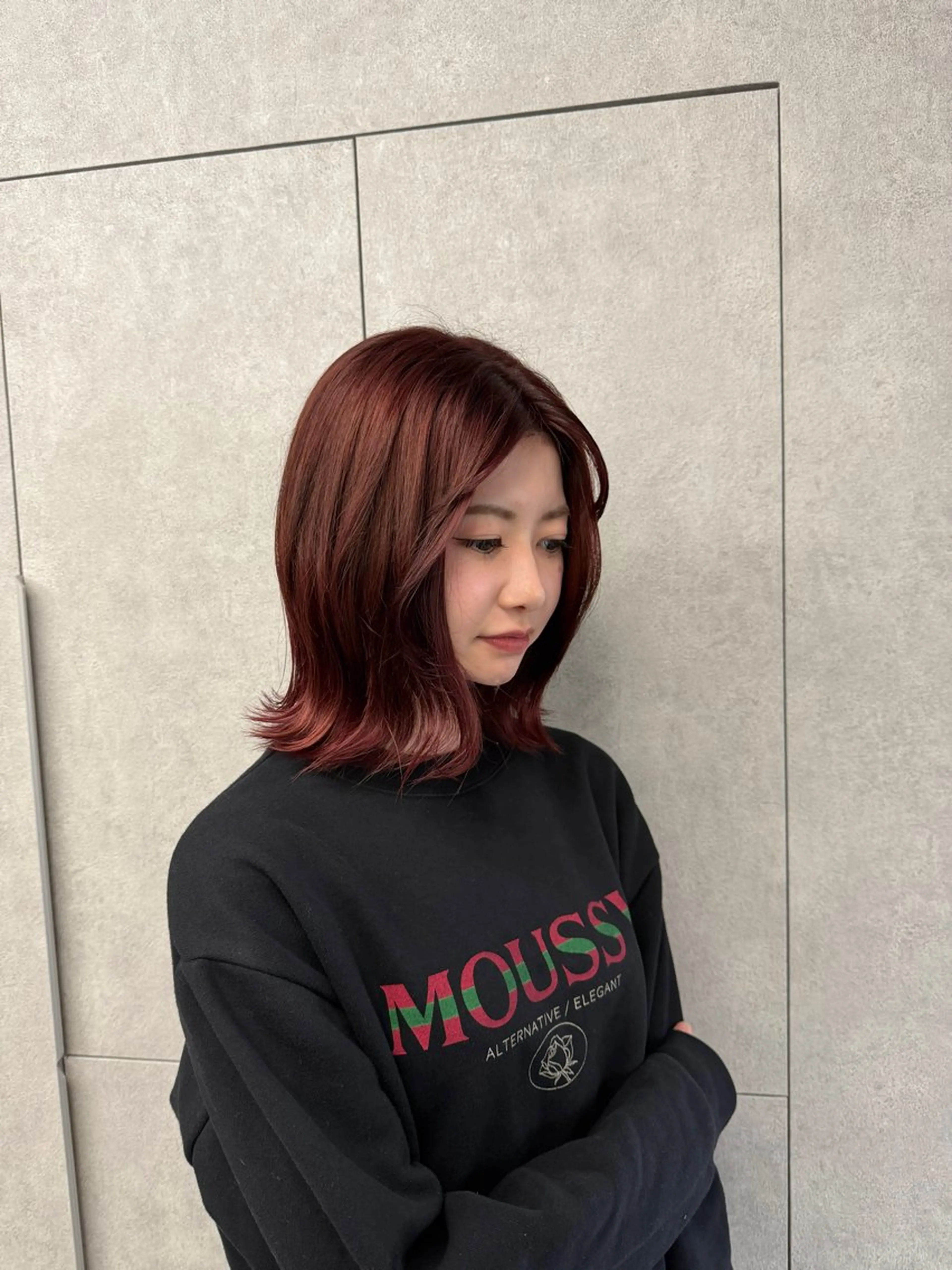 カラー ピンクカラー ヘアカラー niko_saga_hairmake所属・アヤカ （AYAKA）のヘアスタイル