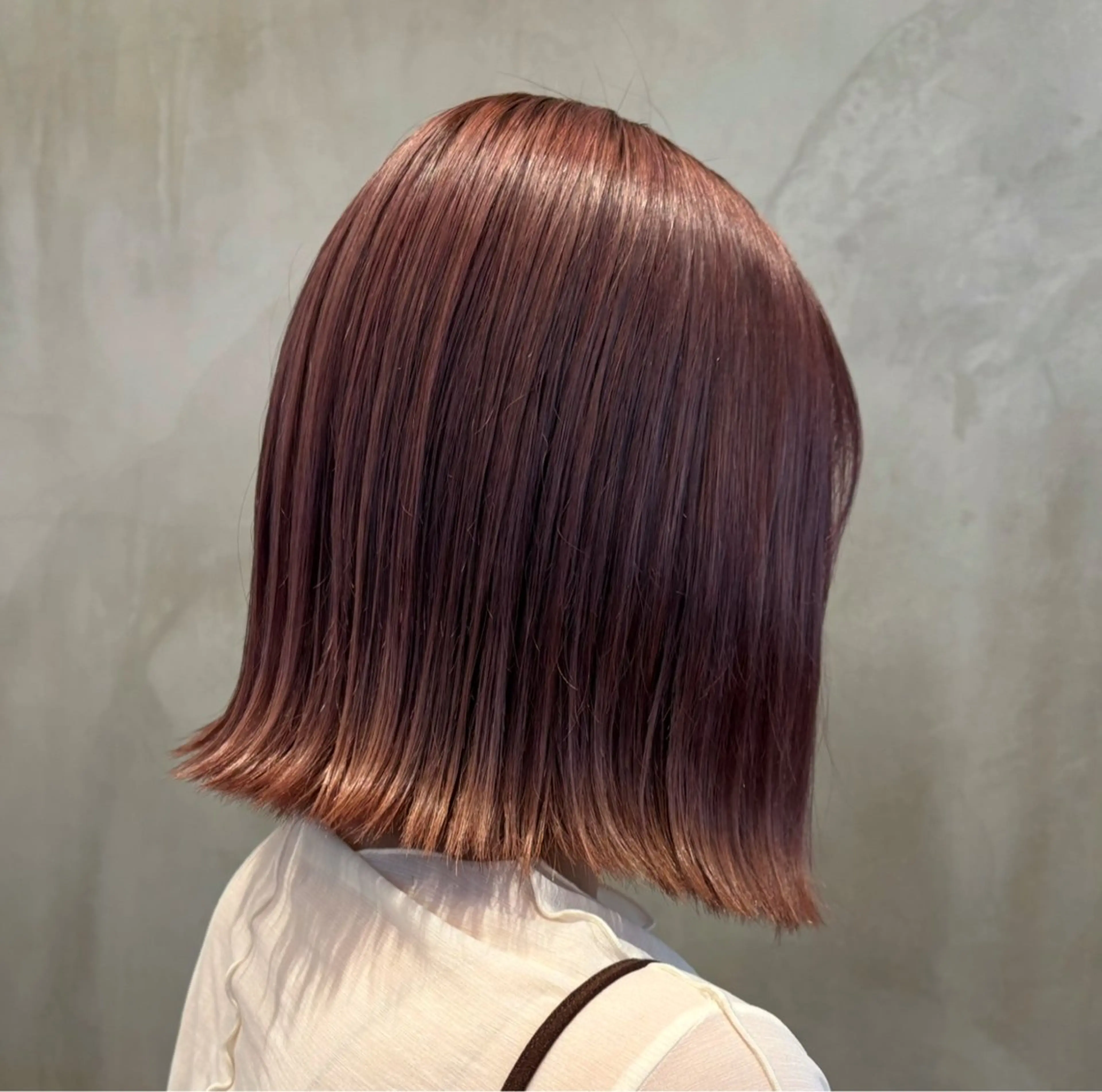 ミディアム ボブ ツヤ髪♡ 佐取歩のヘアスタイル