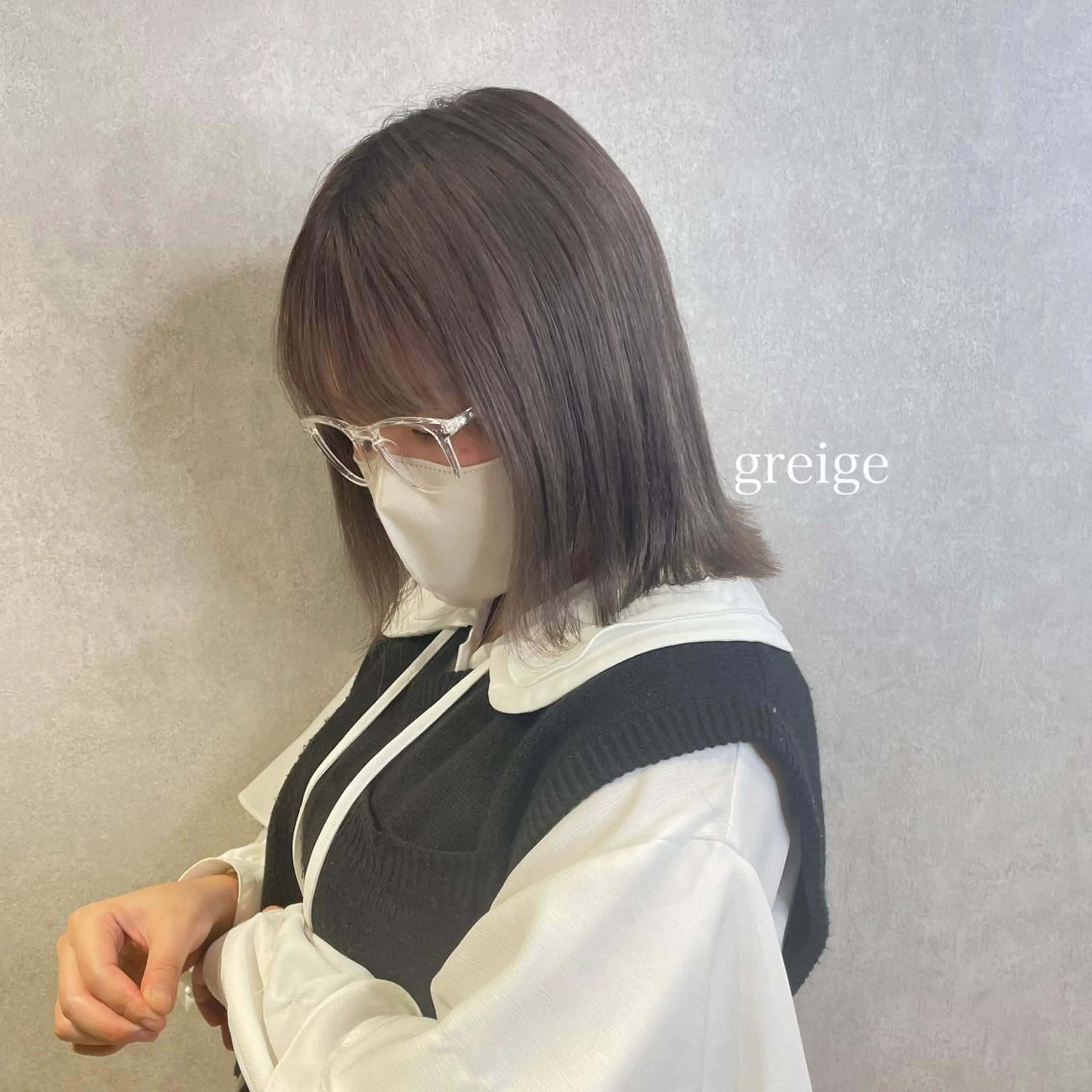 ミディアム ヘアカラー トリートメント あおい 🍒暖色カラーのヘアスタイル