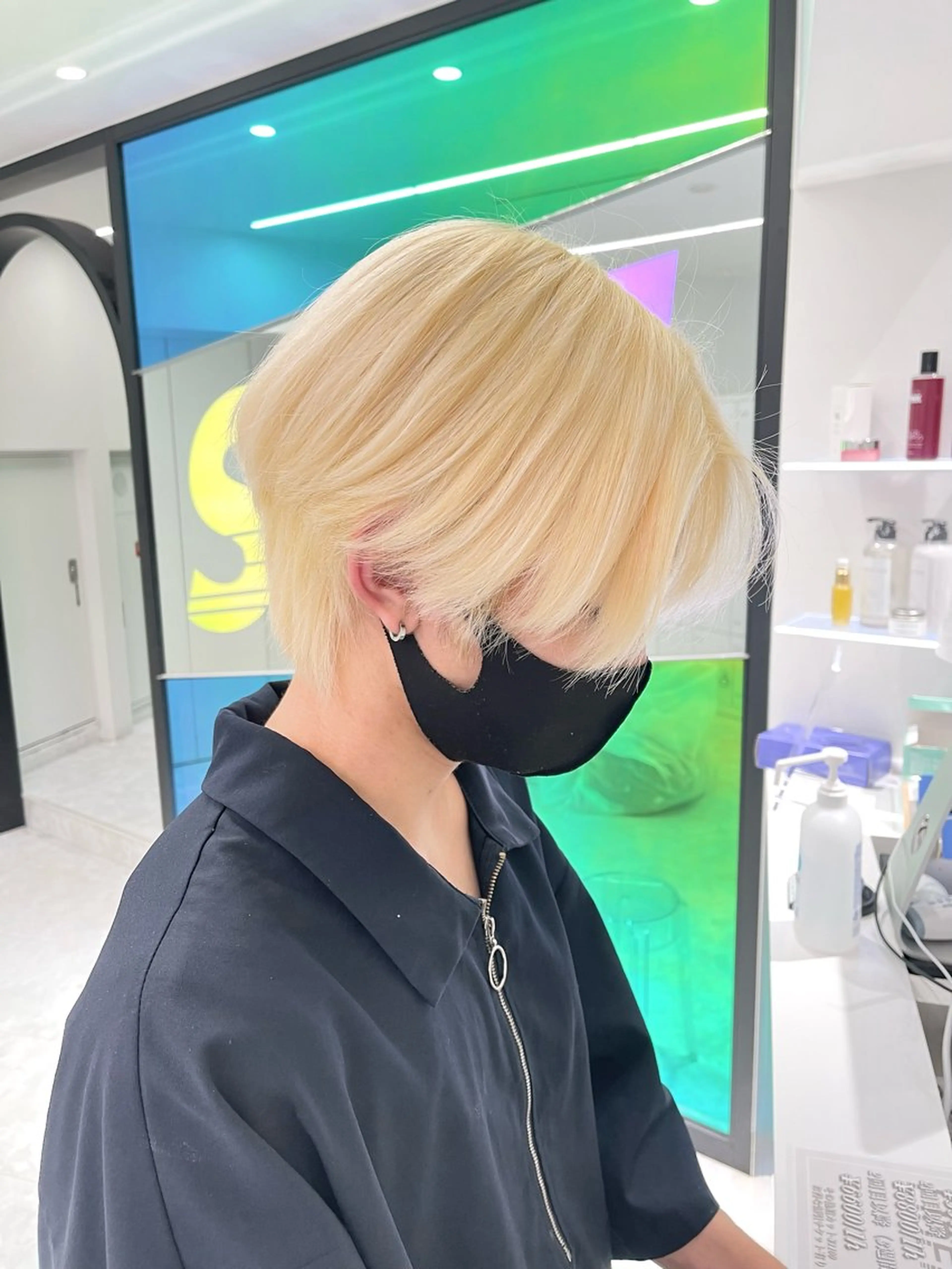 ショート カラー 🩷暖色カラー🩷 BONのヘアスタイル