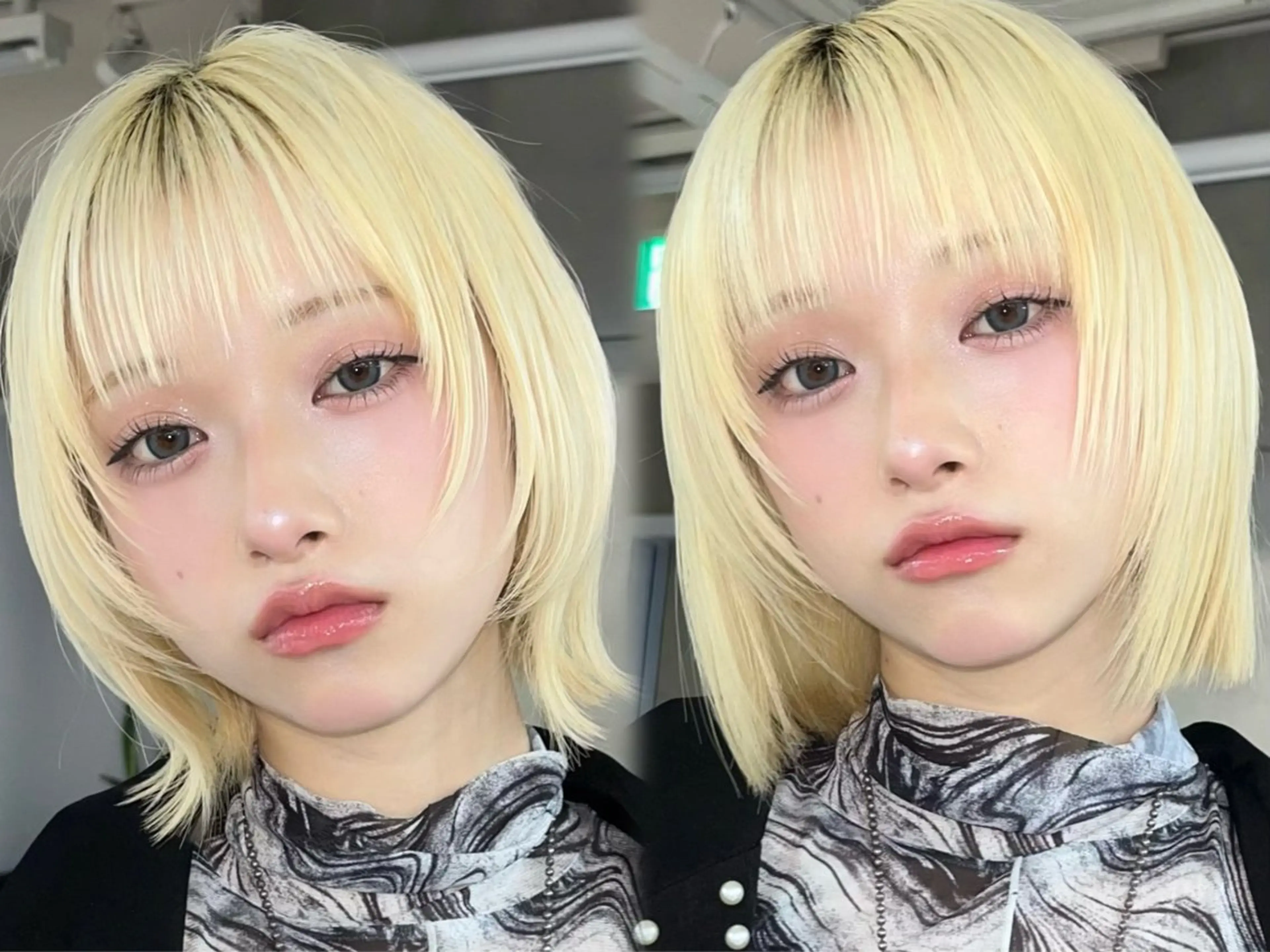 ショート ウルフ🦋顔まわり ❤︎ ͛MEIのヘアスタイル