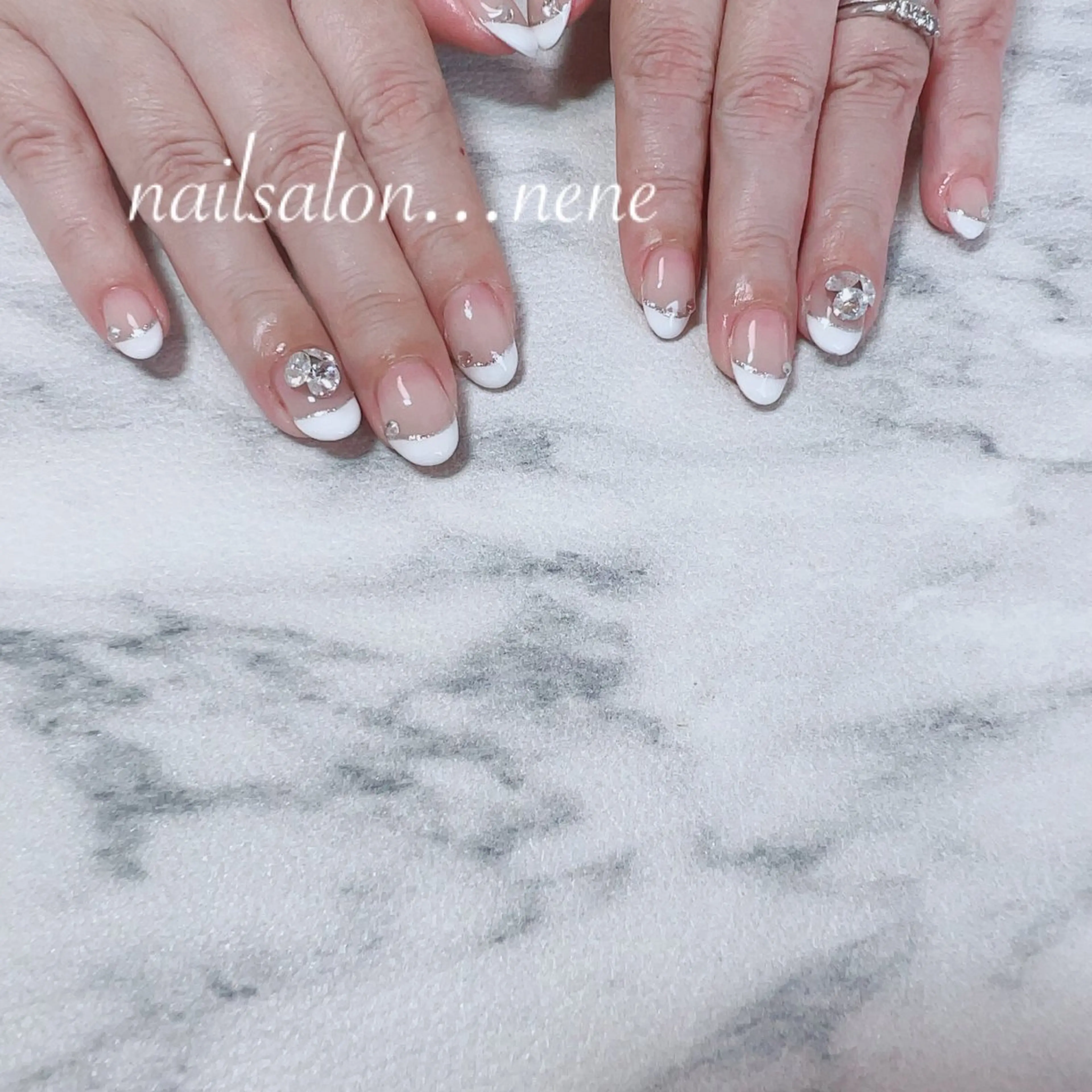 ネイル フレンチネイル nailsalon ...neneのネイルデザイン