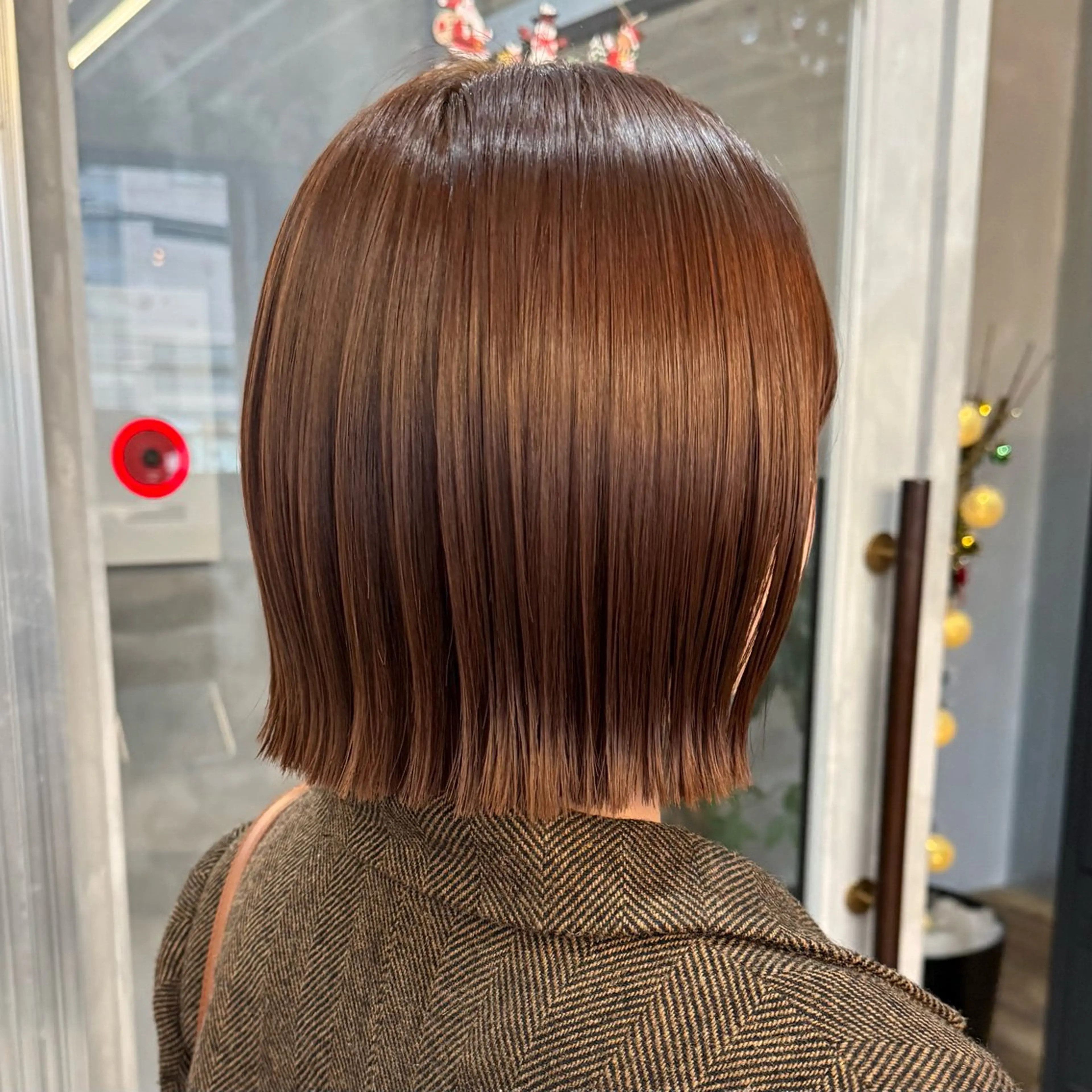 🪽ミニモ学割U24🪽透明感のある暗髪カラー🇰🇷ワンカラー&艶トリートメントの写真