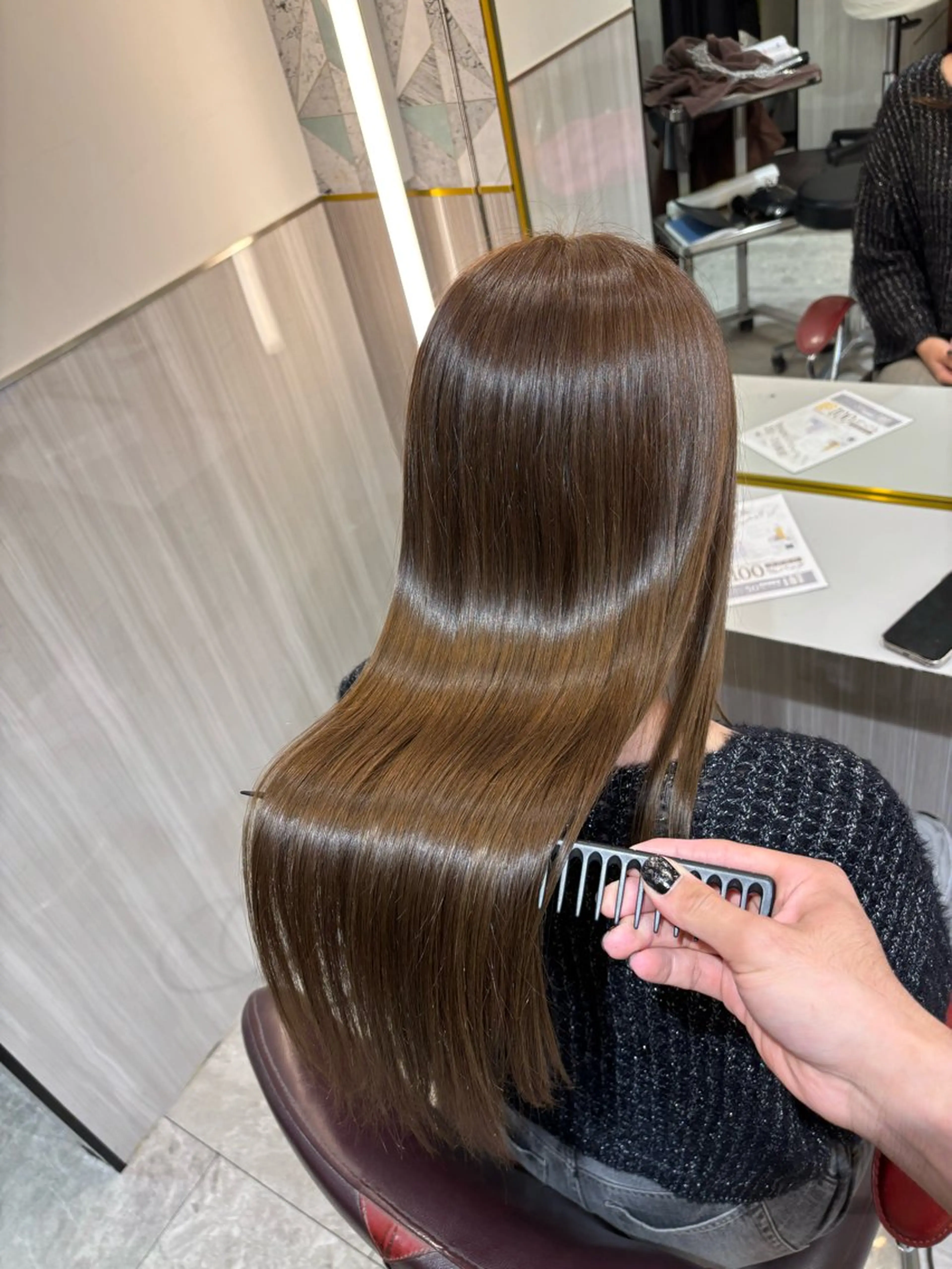 ロング カラー 『ハイトーン特化』✨ 音喜多優也のヘアスタイル