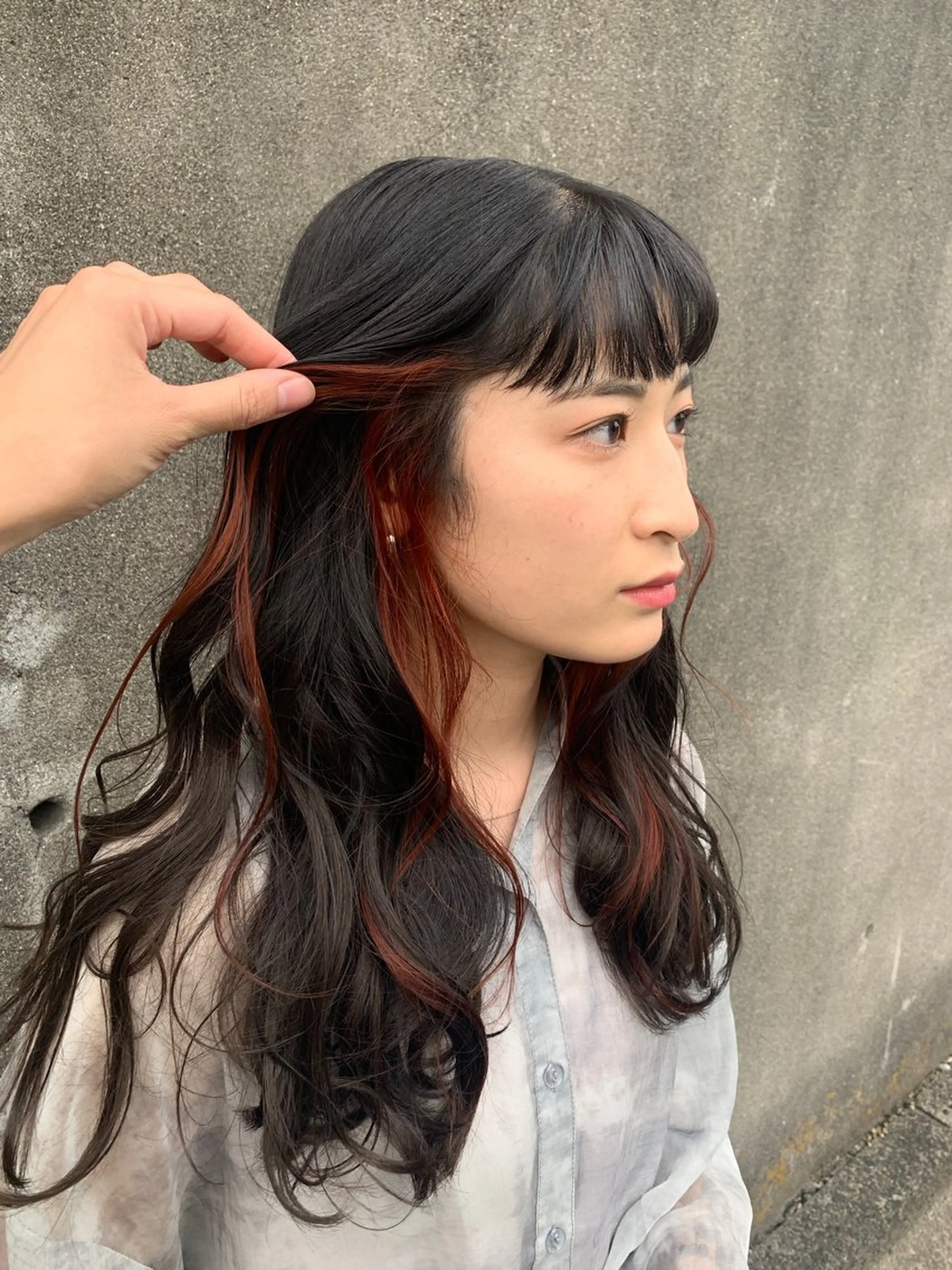 ✴︎ カット＋抜け感インナーブリーチカラー ✴︎の写真