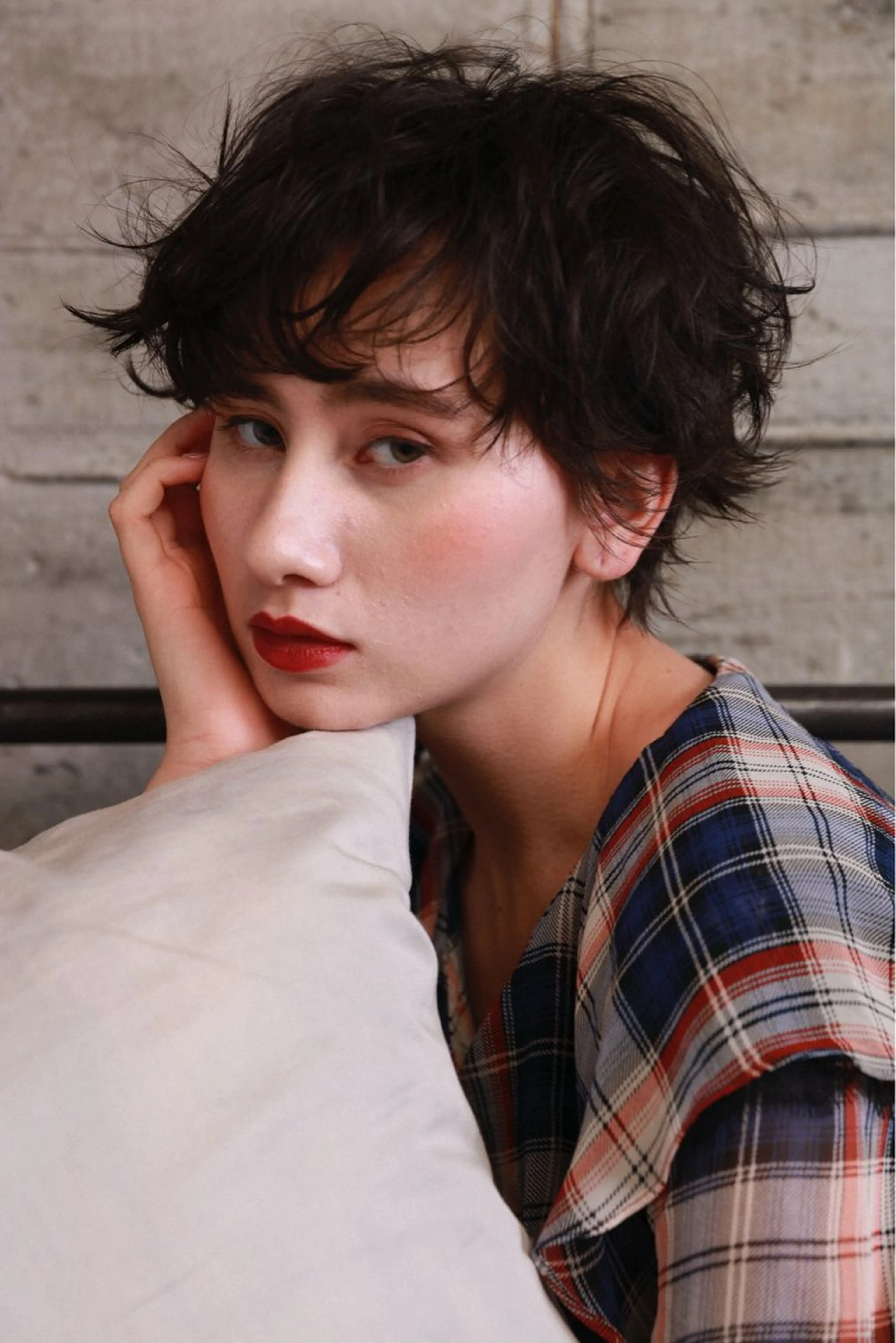 ショート パーマ 中山 ひなたのヘアスタイル