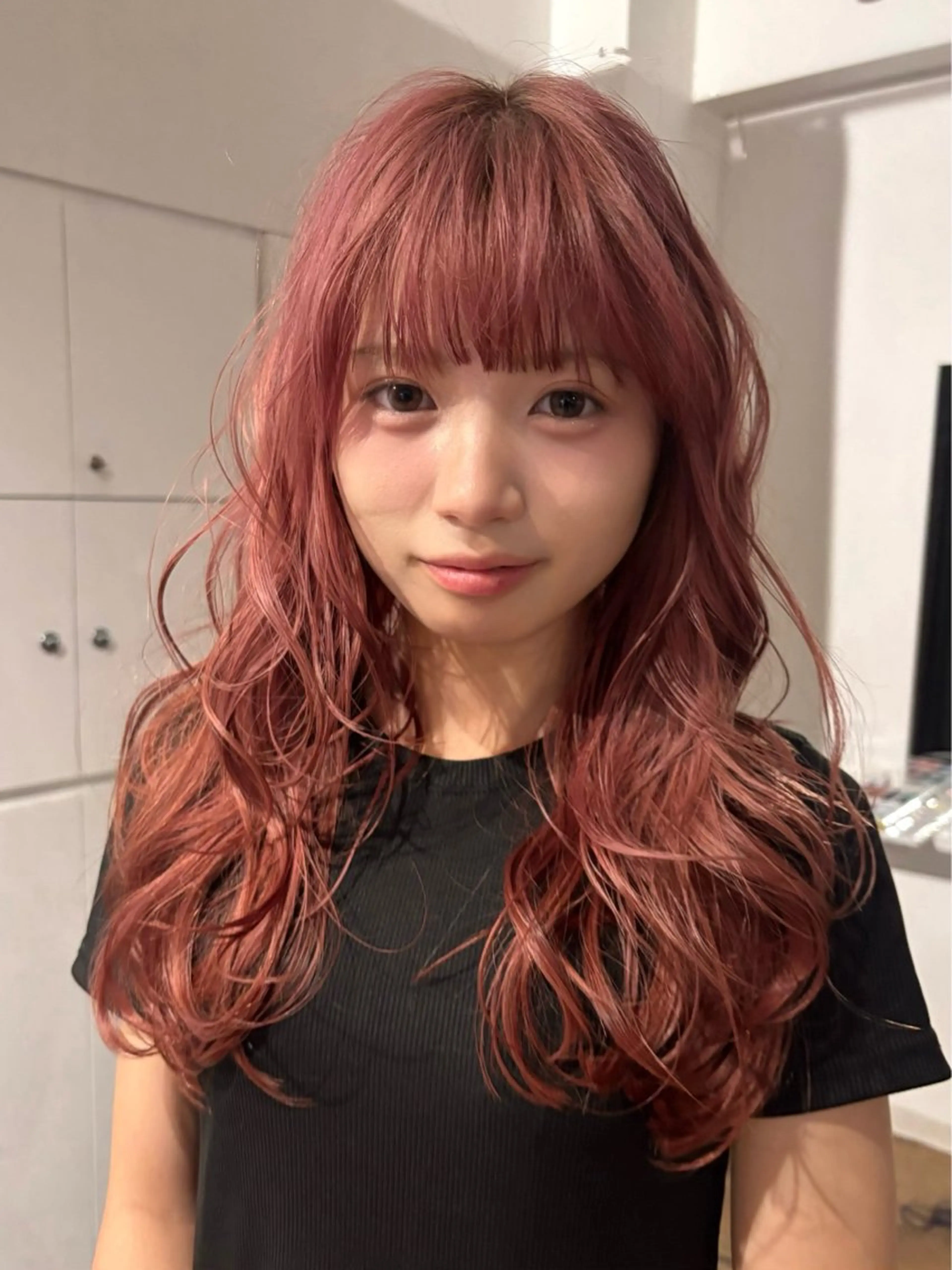 ロング カット ヘアカラー 【ブリーチ/ヘアセ ット】Kano🎀のヘアスタイル