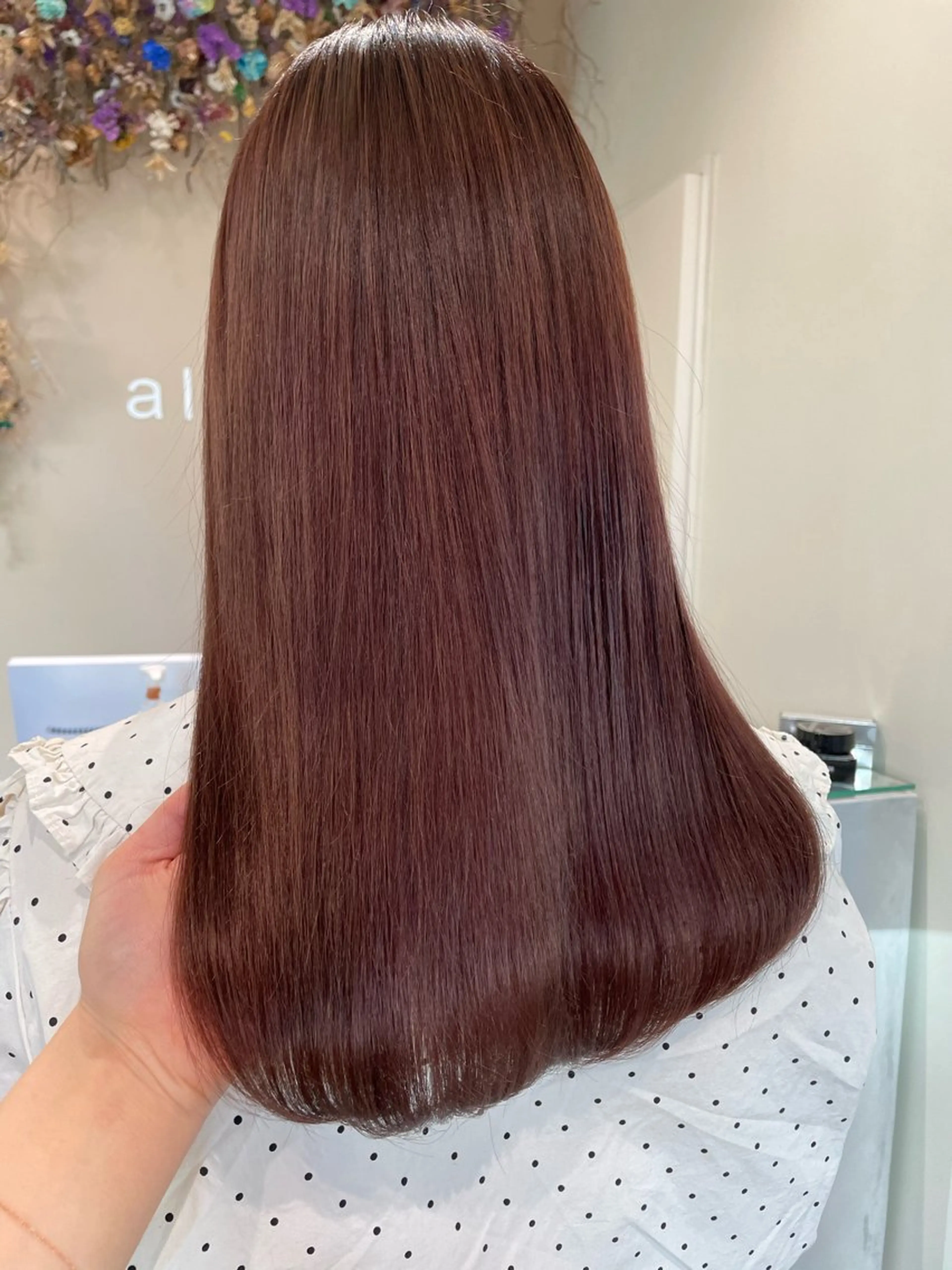 セミロング トリートメント suzuna/暖色 カラー💞/スパのヘアスタイル