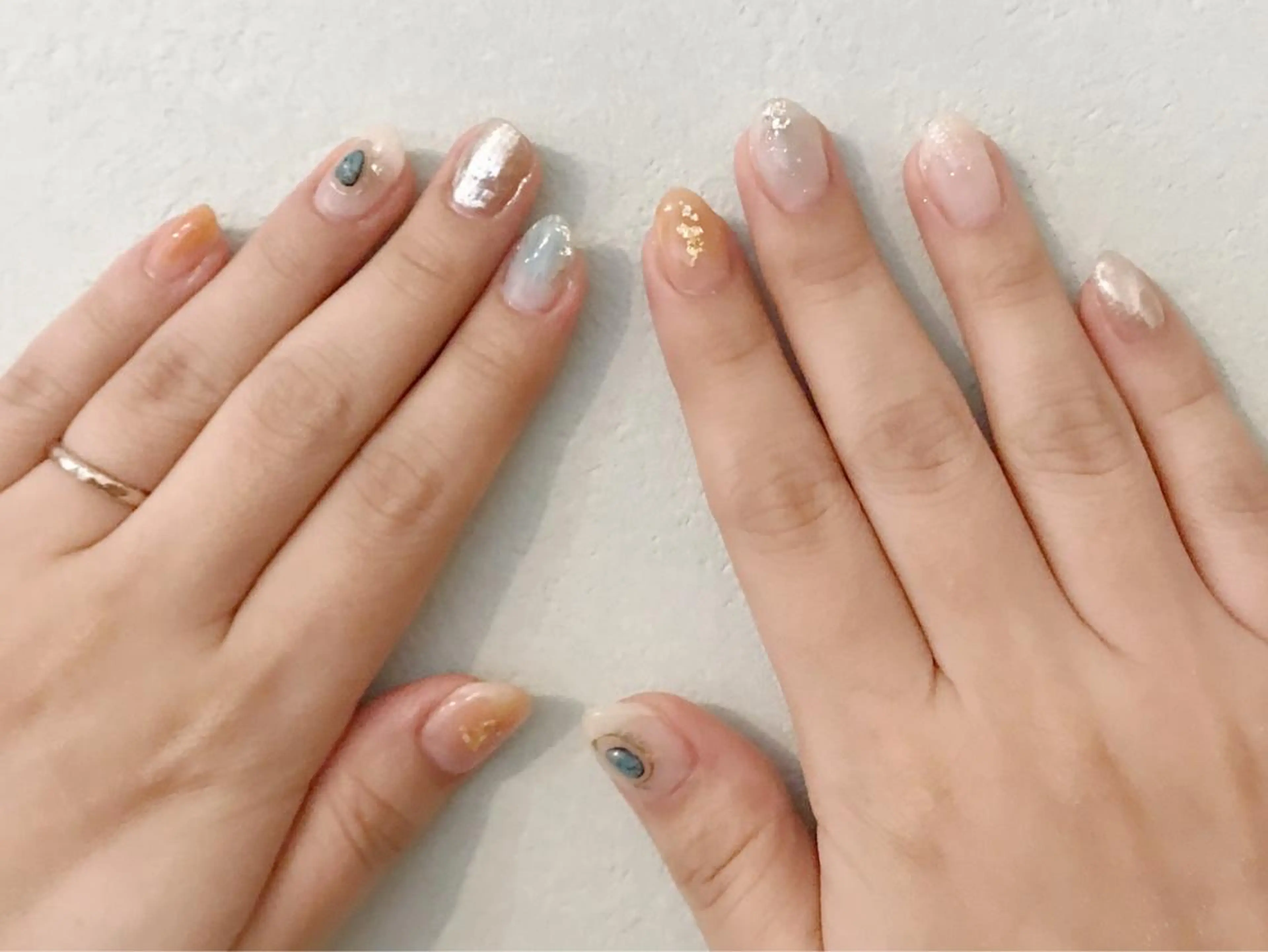 ネイル ハンドネイル フットネイル rebon＊ natsukiのネイルデザイン