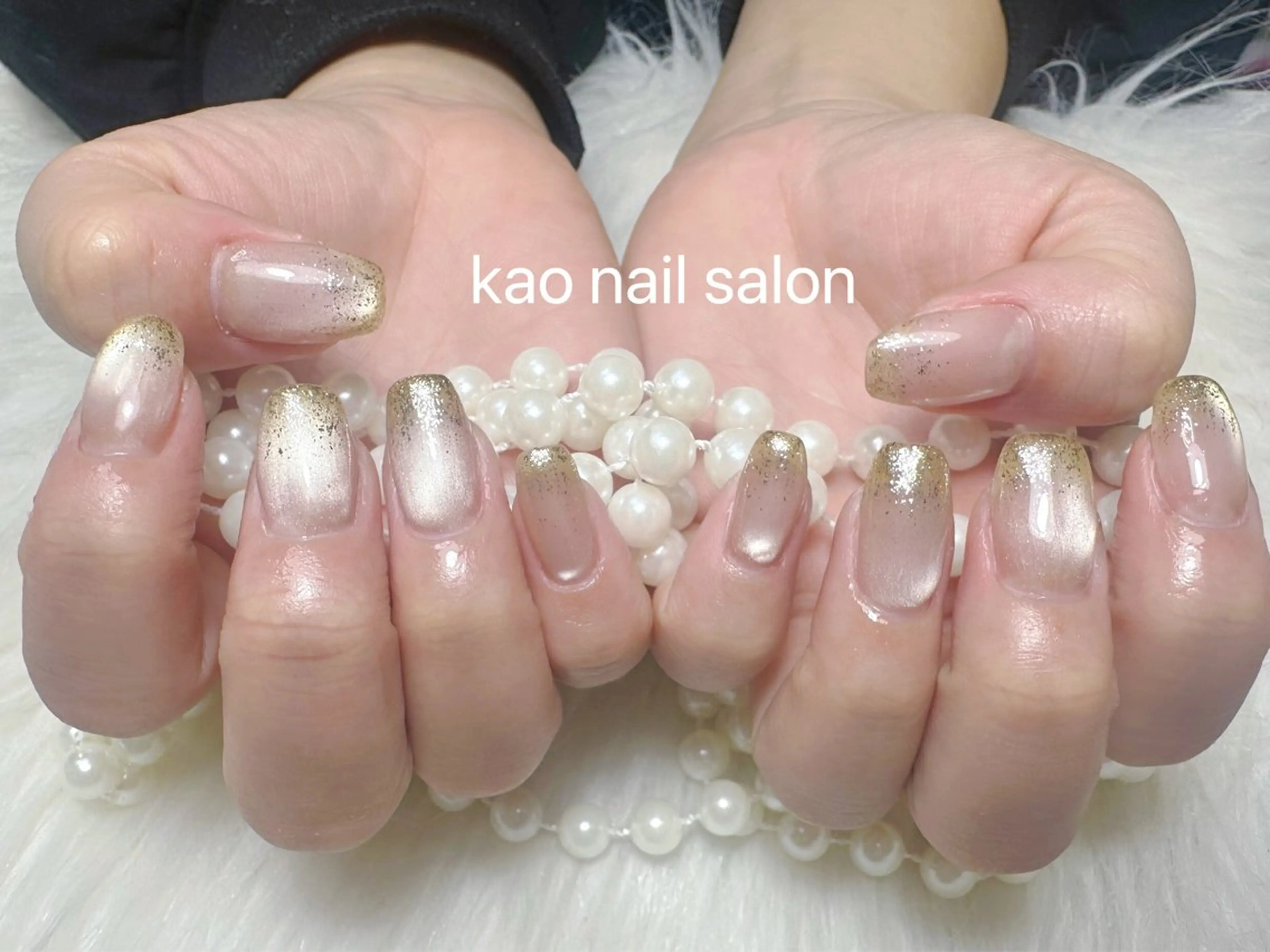 ネイル ハンドネイル kao nail マグネット/長さだしのネイルデザイン
