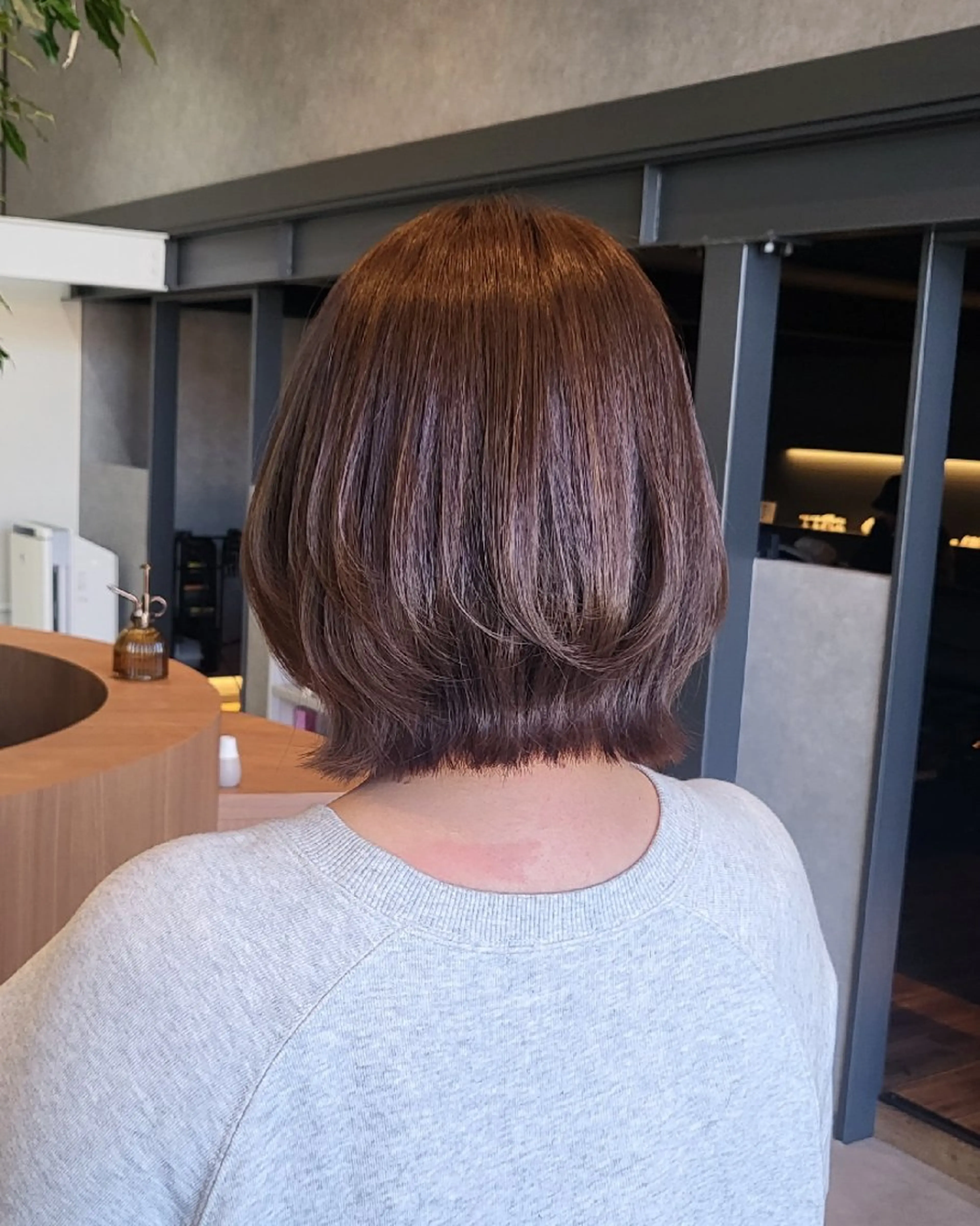 ミディアム 梅崎 ますみのヘアスタイル