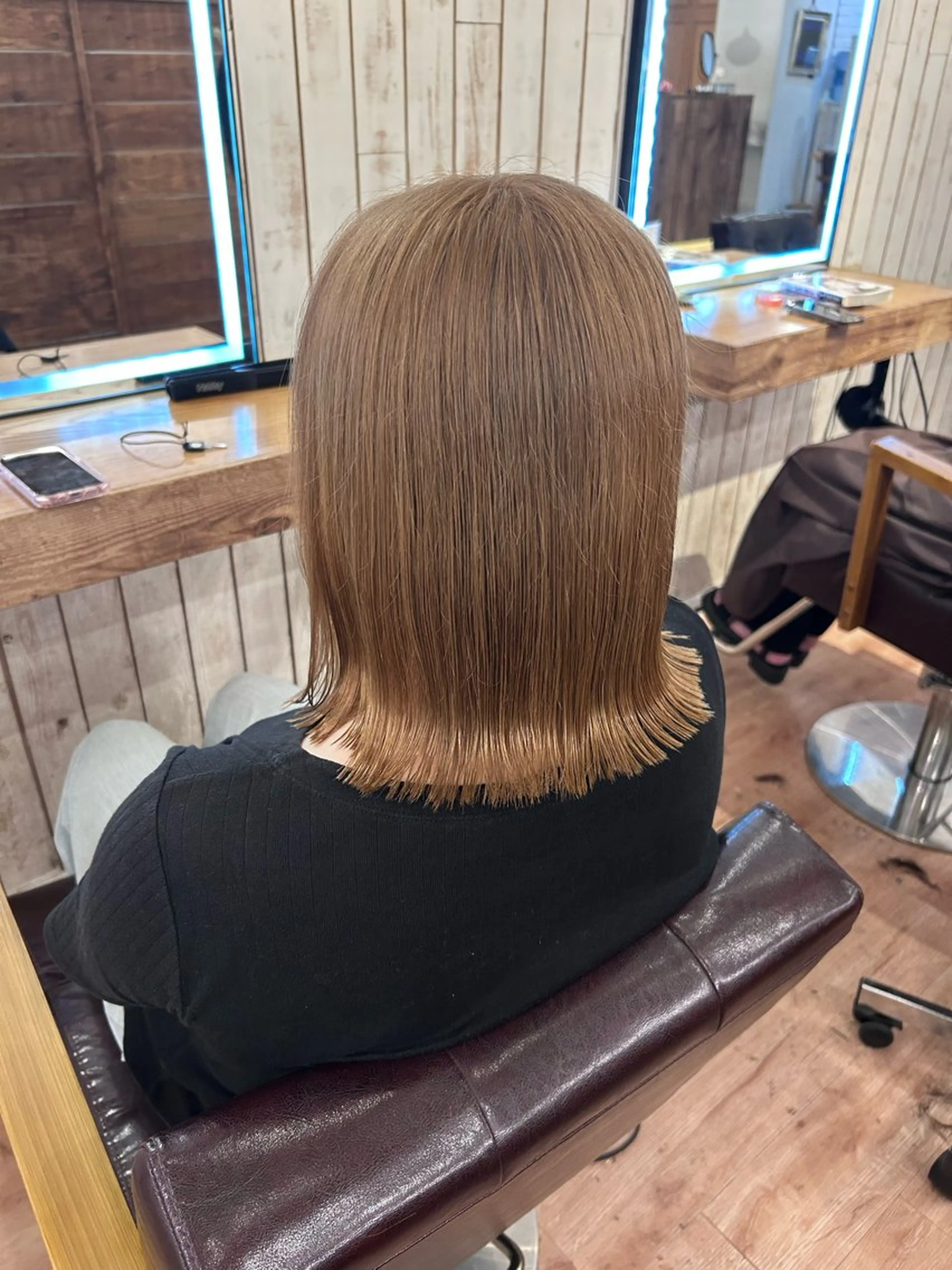 ミディアム トリートメント little福岡 mei.𓍯のヘアスタイル