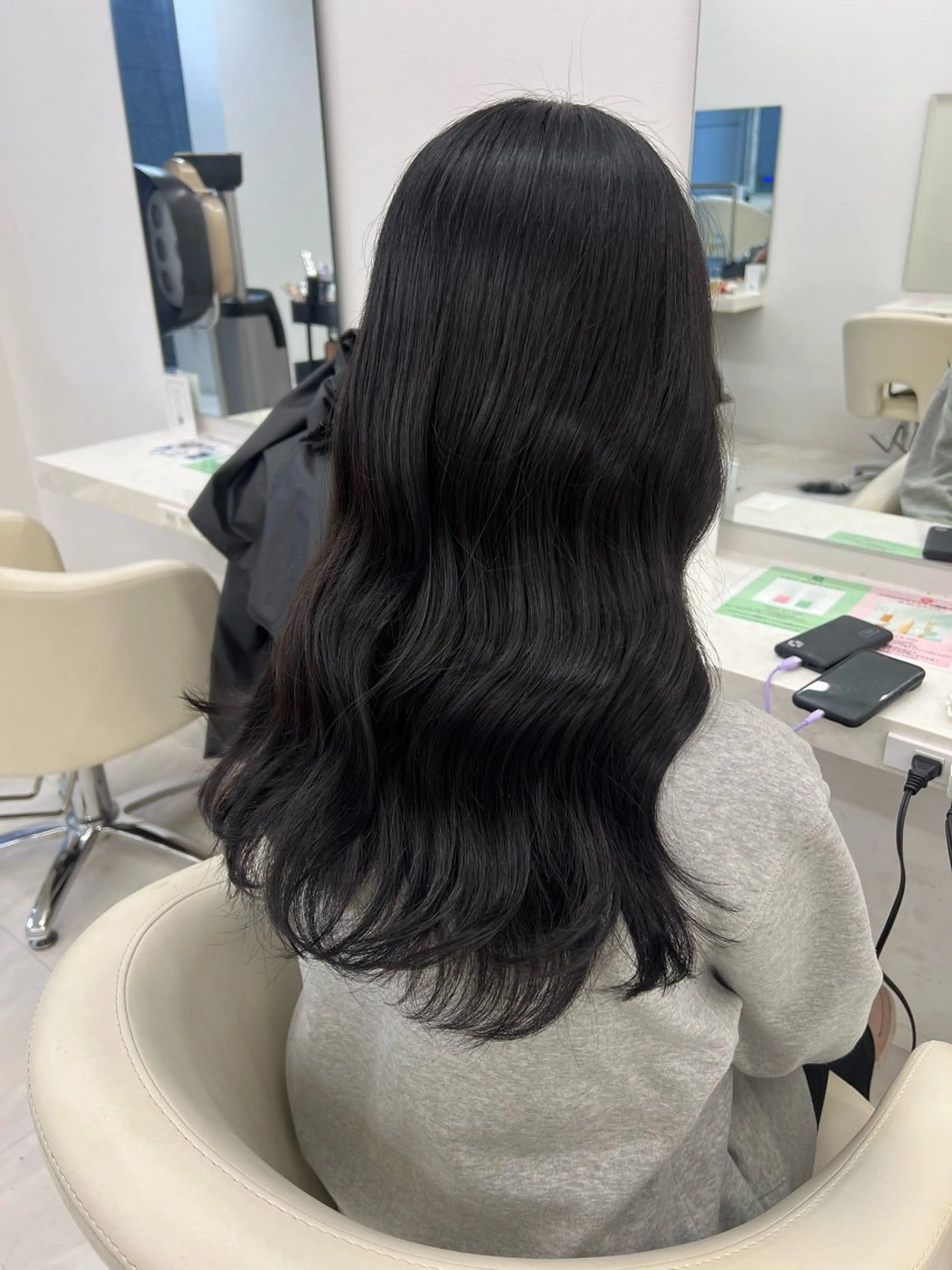 ロング 韓国風ヘア リコ ハッシュカット 韓国レイヤーのヘアスタイル