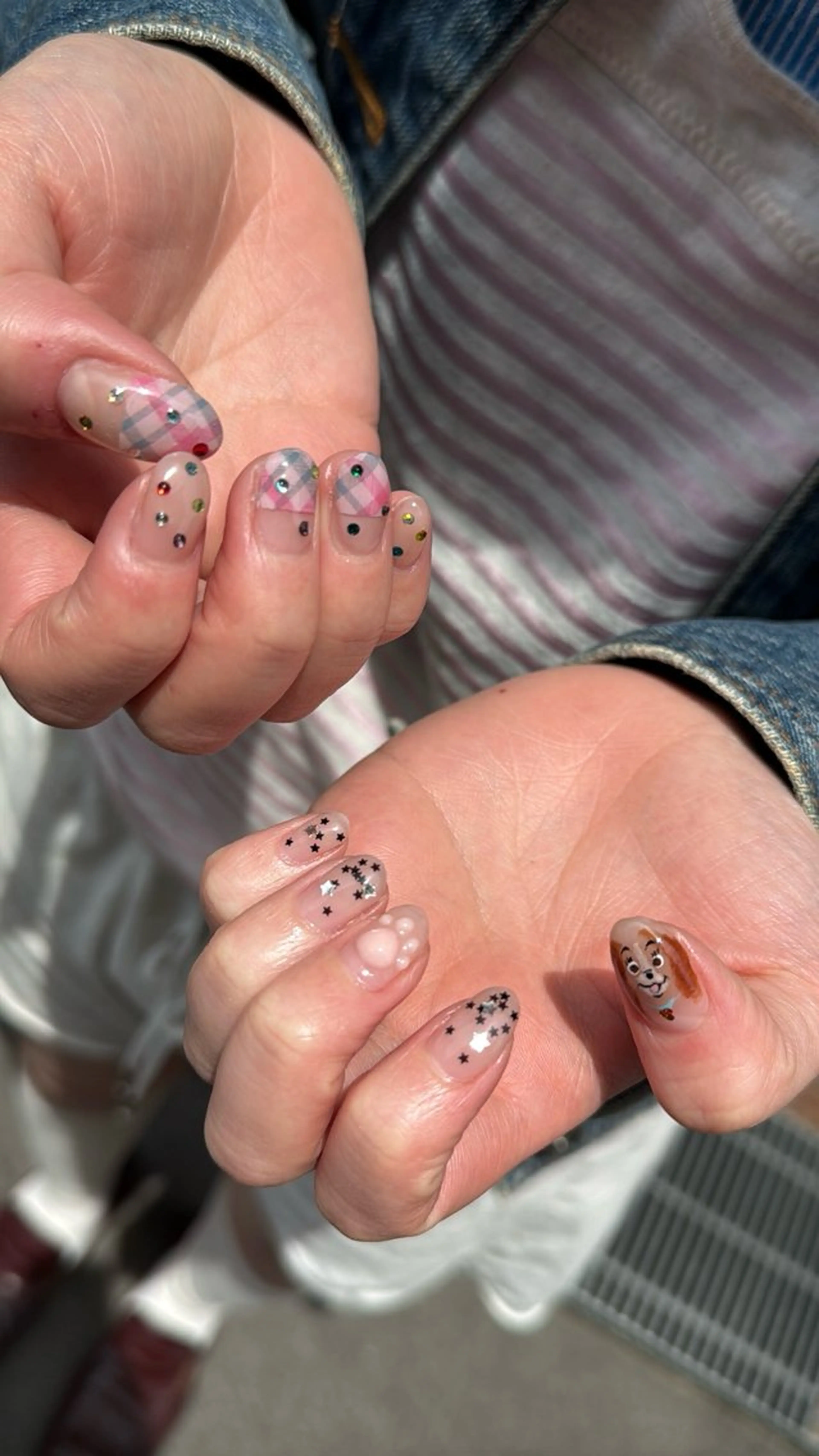 ネイル フラッシュネイル フラッシュマグ フットネイル フレンチネイル 韓国ネイル ハンドネイル SAKU nail 作島茜のネイルデザイン