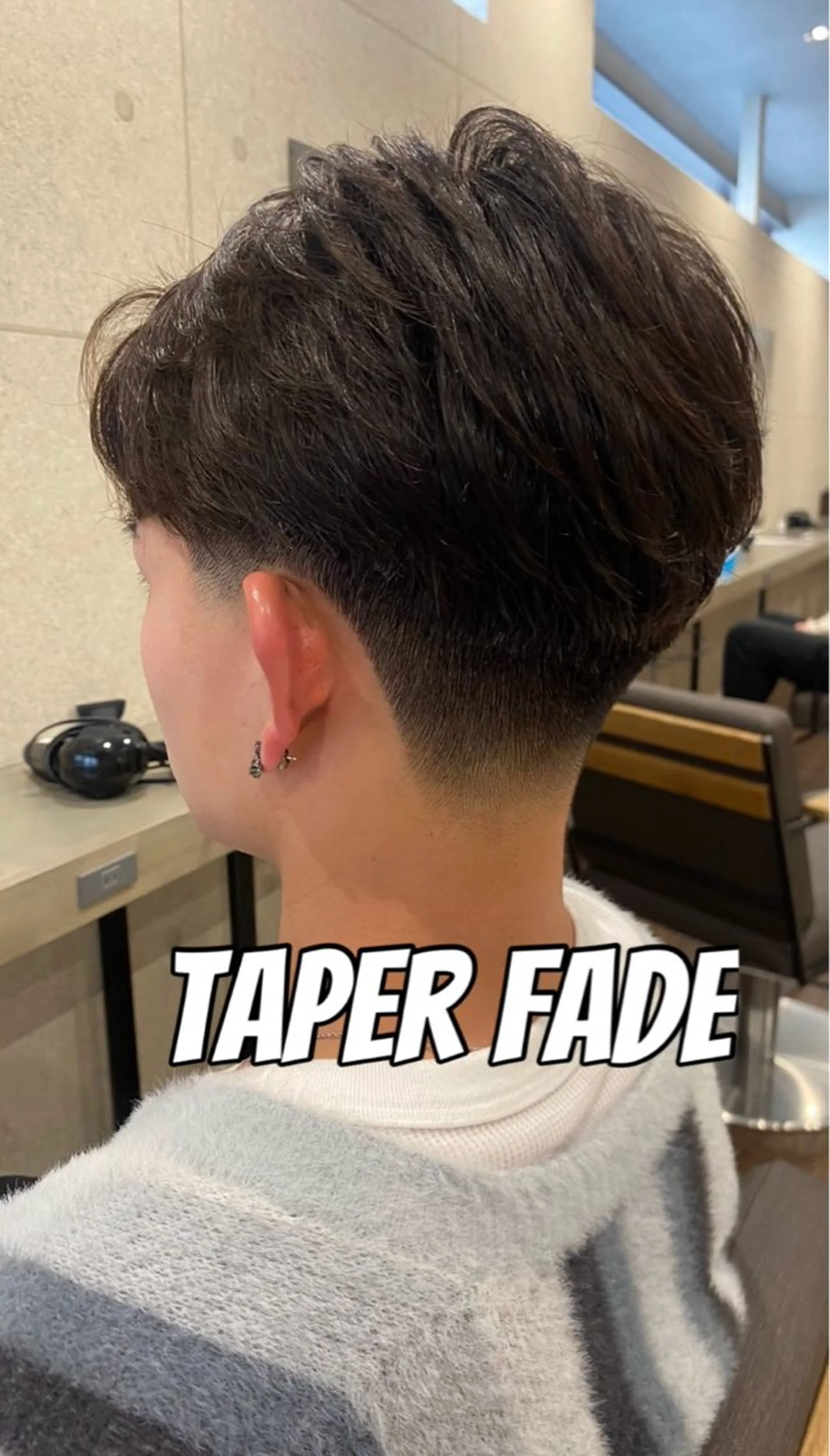 ショート メンズ ビジネス フェードカット カット 👑髪質改善/縮毛矯 正/フェード/森田のヘアスタイル