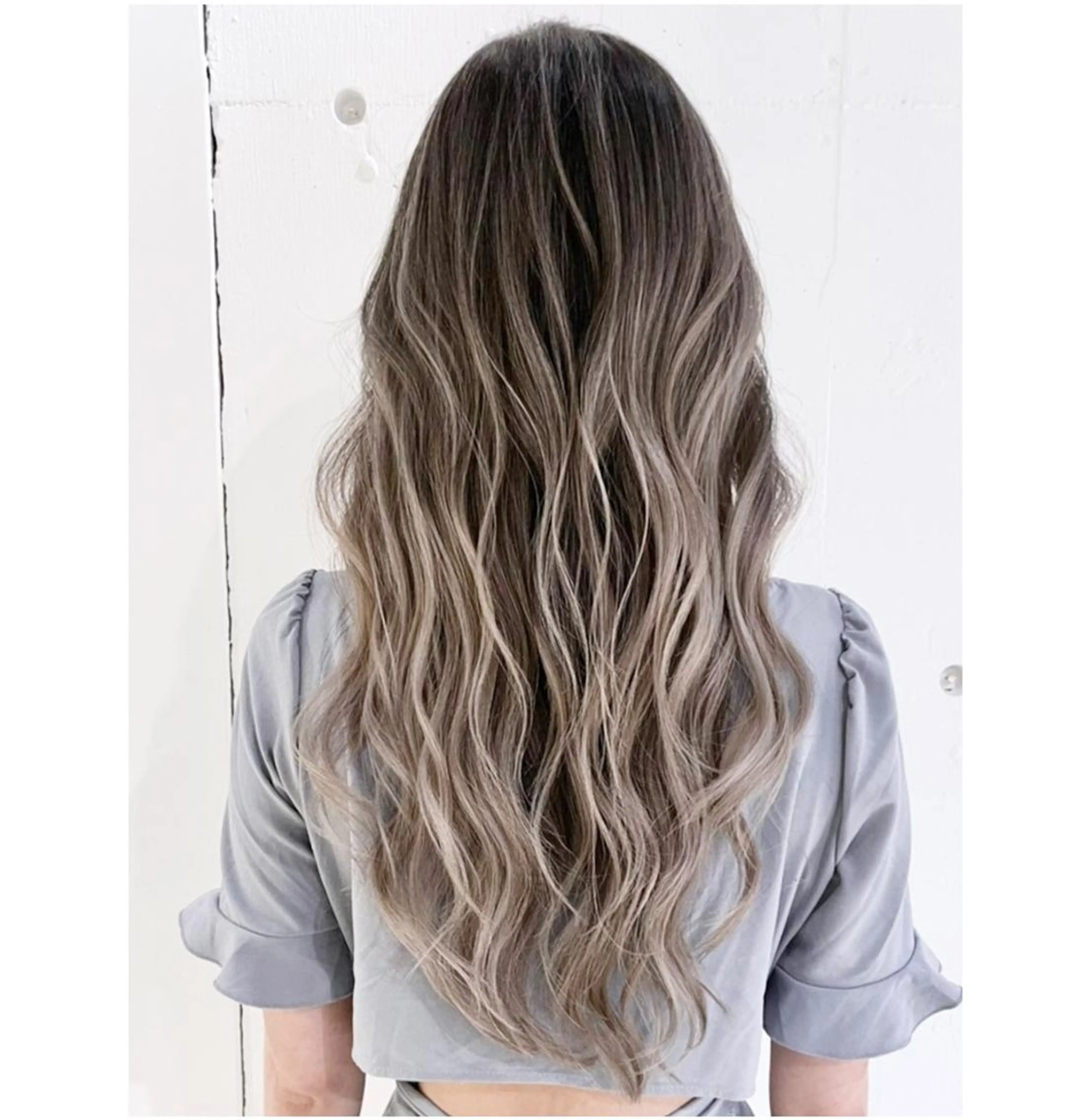 カラー パーマ ヘアアレンジ ロング バレイヤージュ レイヤーカット カット ヘアカラー トリートメント ITbyALBUM 中野店のヘアスタイル