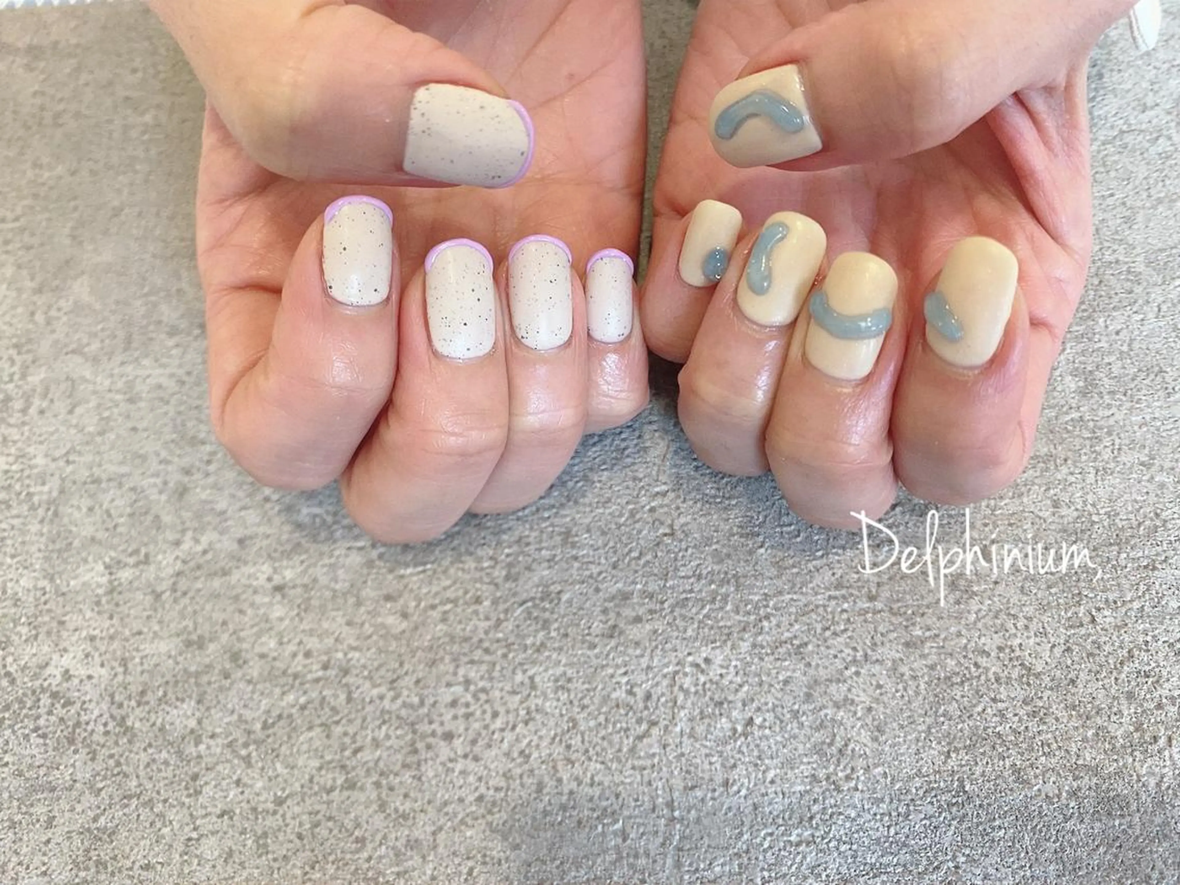 ネイル アートネイル 持ち込み ハンドネイル 岡本 友恵のネイルデザイン