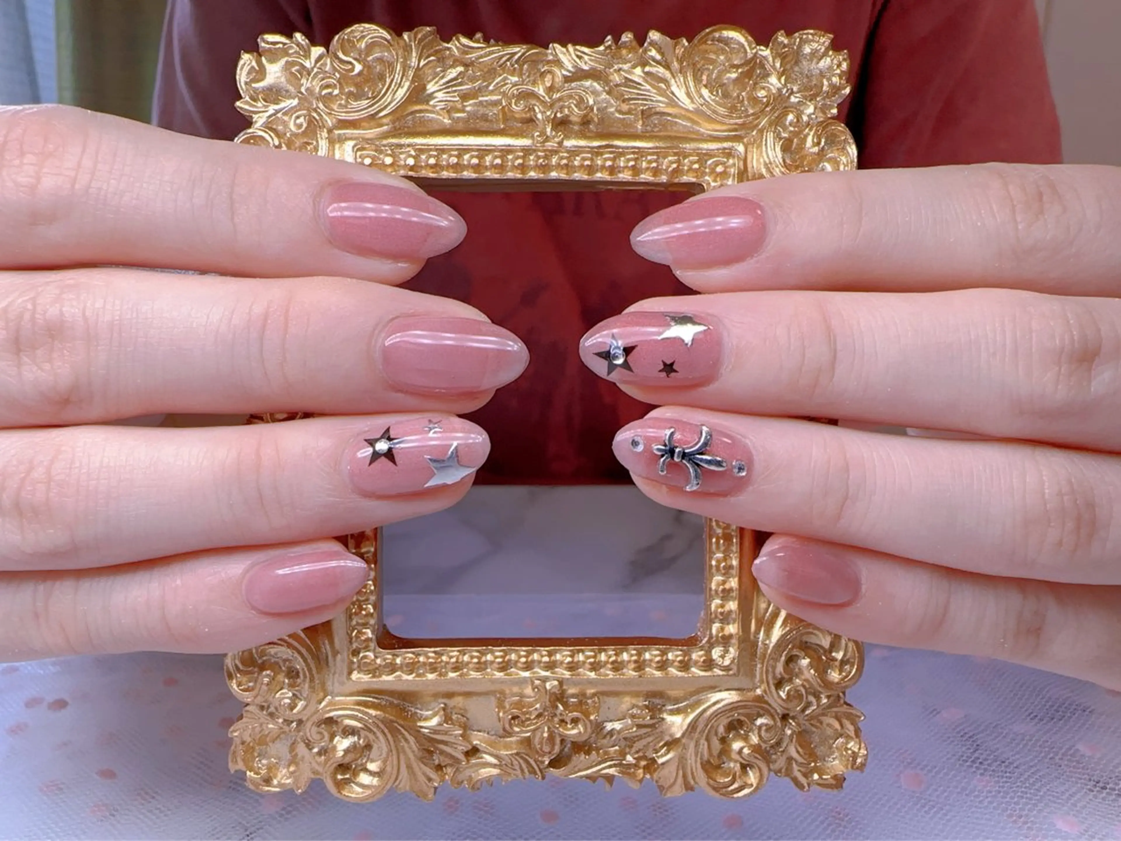 ネイル オーロラネイル フットネイル 韓国ネイル ラメ(グリッター) ラメグラデーション ハンドネイル Belle nail salon 新小岩のネイルデザイン