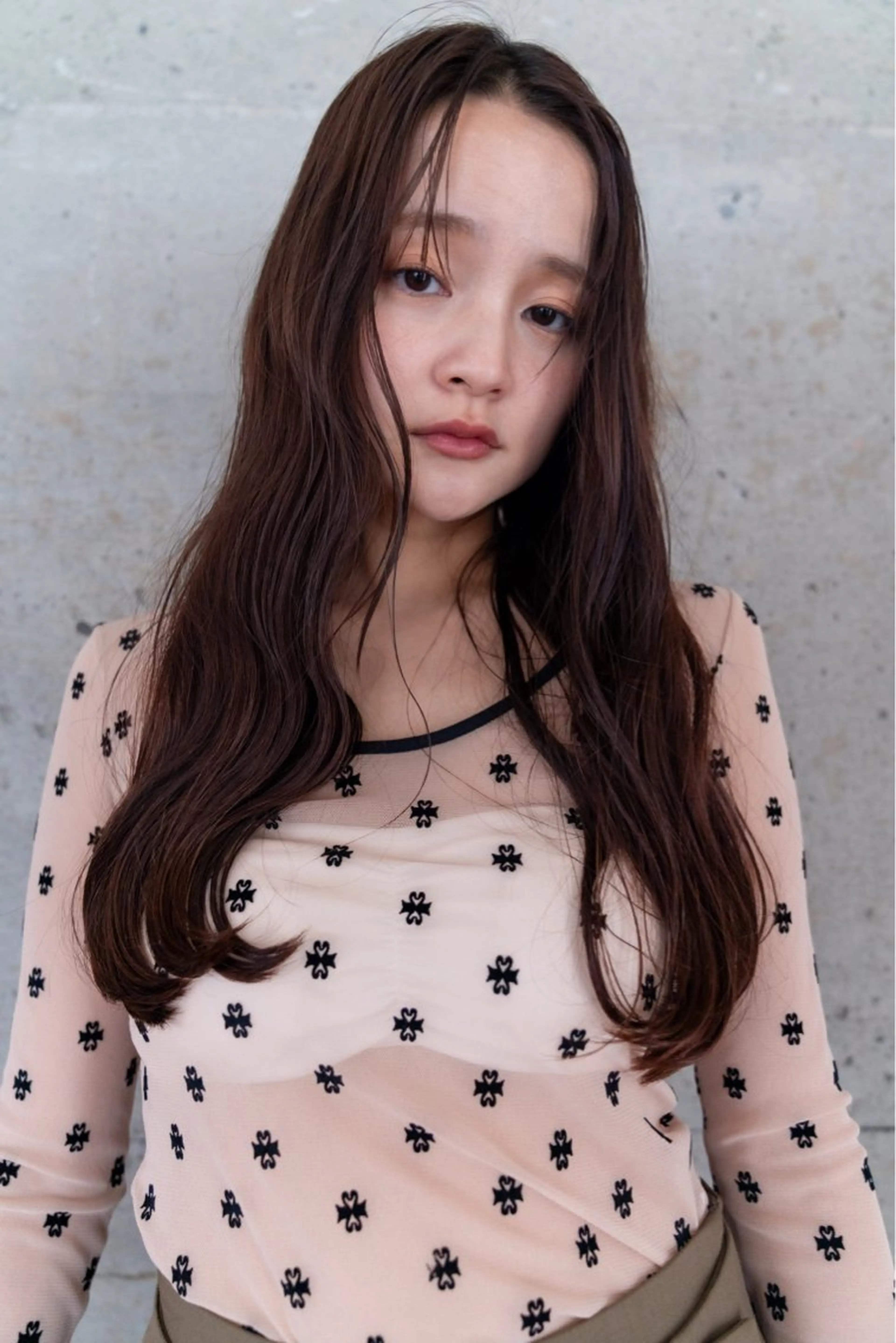 カラー 富田 朝陽のヘアスタイル