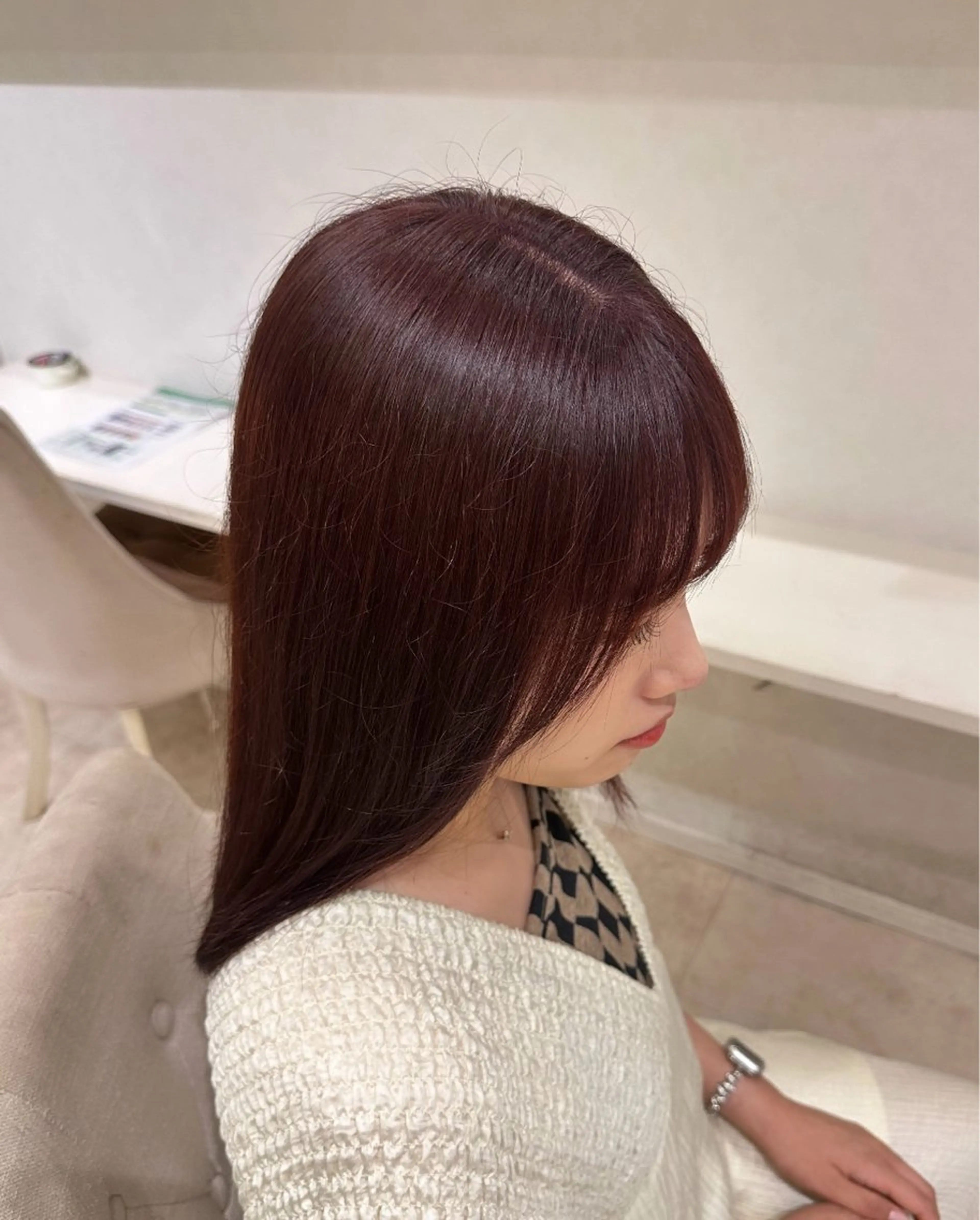 ✨️モデル様限定価格✨️白髪染めカラー+ミルボン3stepトリートメントの写真