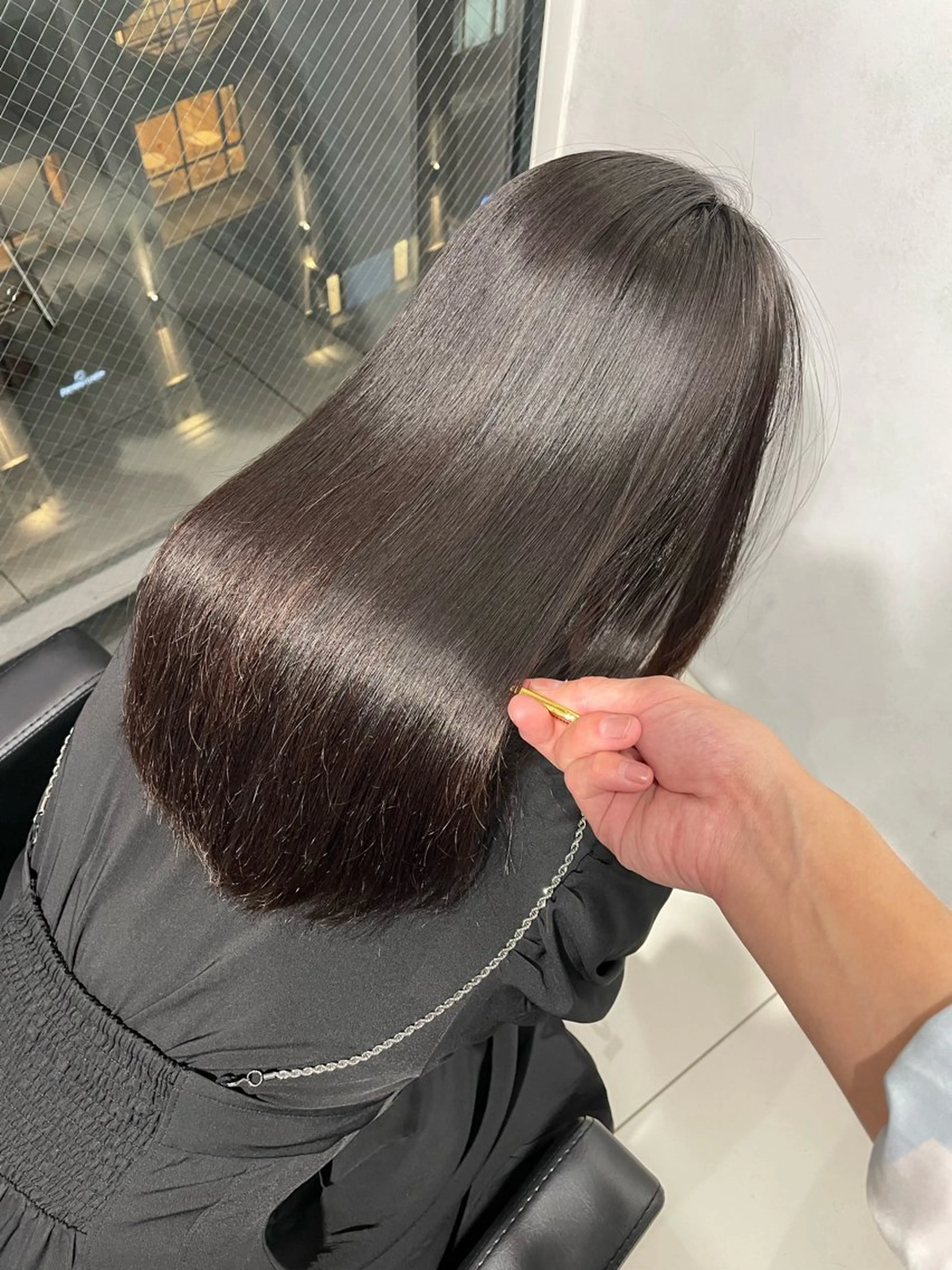 ミディアム ✨髪質改善✨美髪 矯正🫧小泉のヘアスタイル