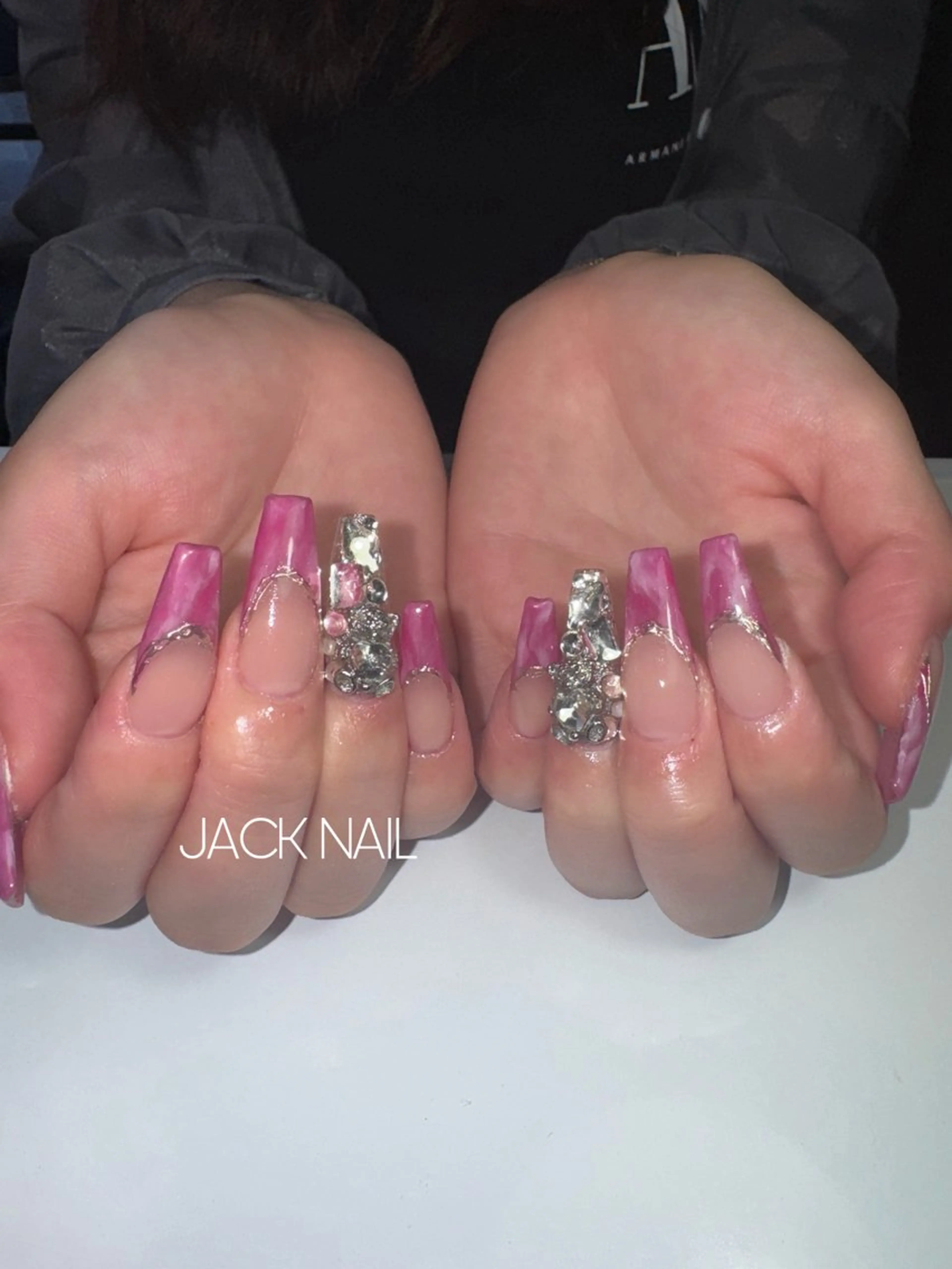 ネイル ハンドネイル JACK NAIL 💜Ayakaのネイルデザイン