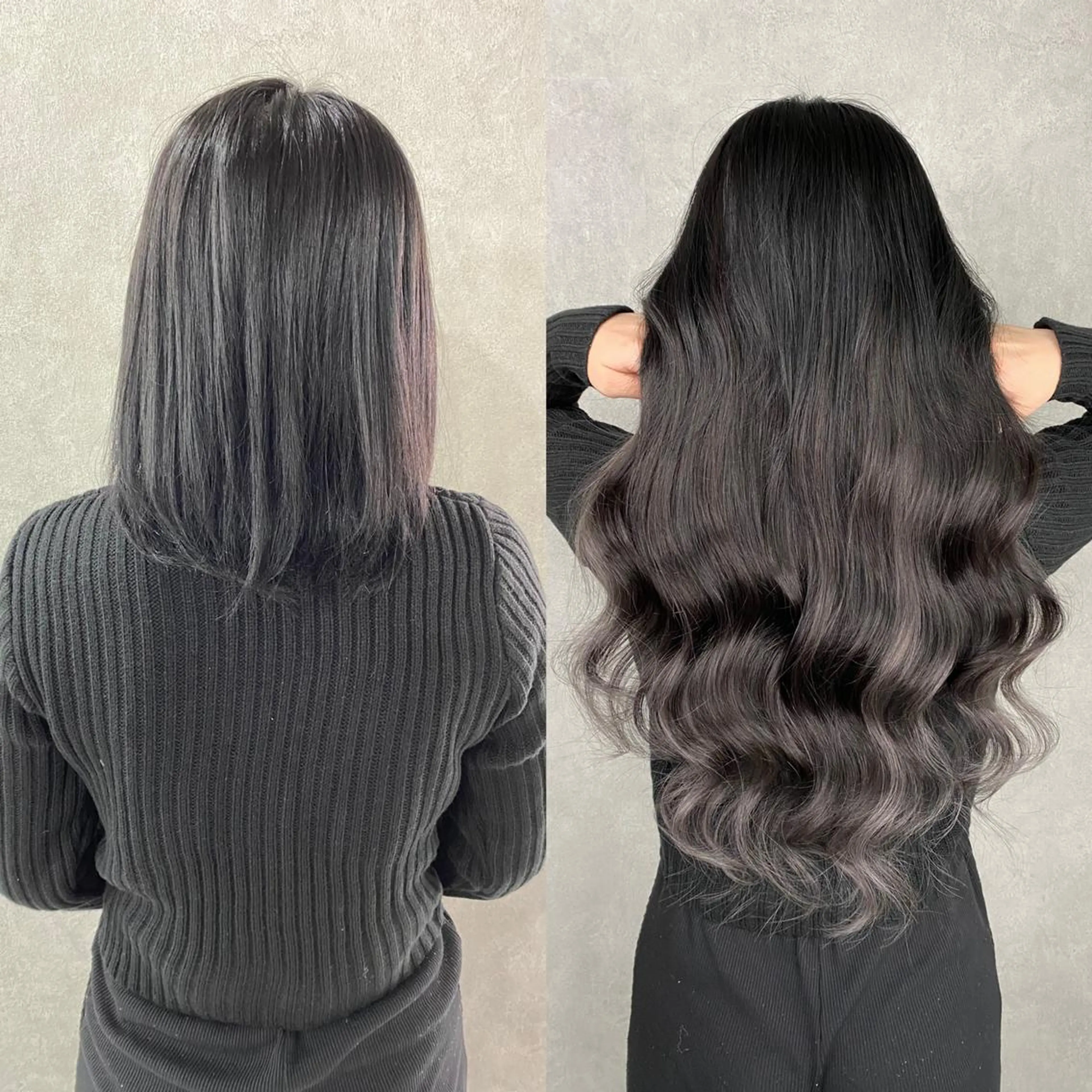 ミディアム シールエクステ エクステ 💎馴染むエクステ× TOMO💎のヘアスタイル