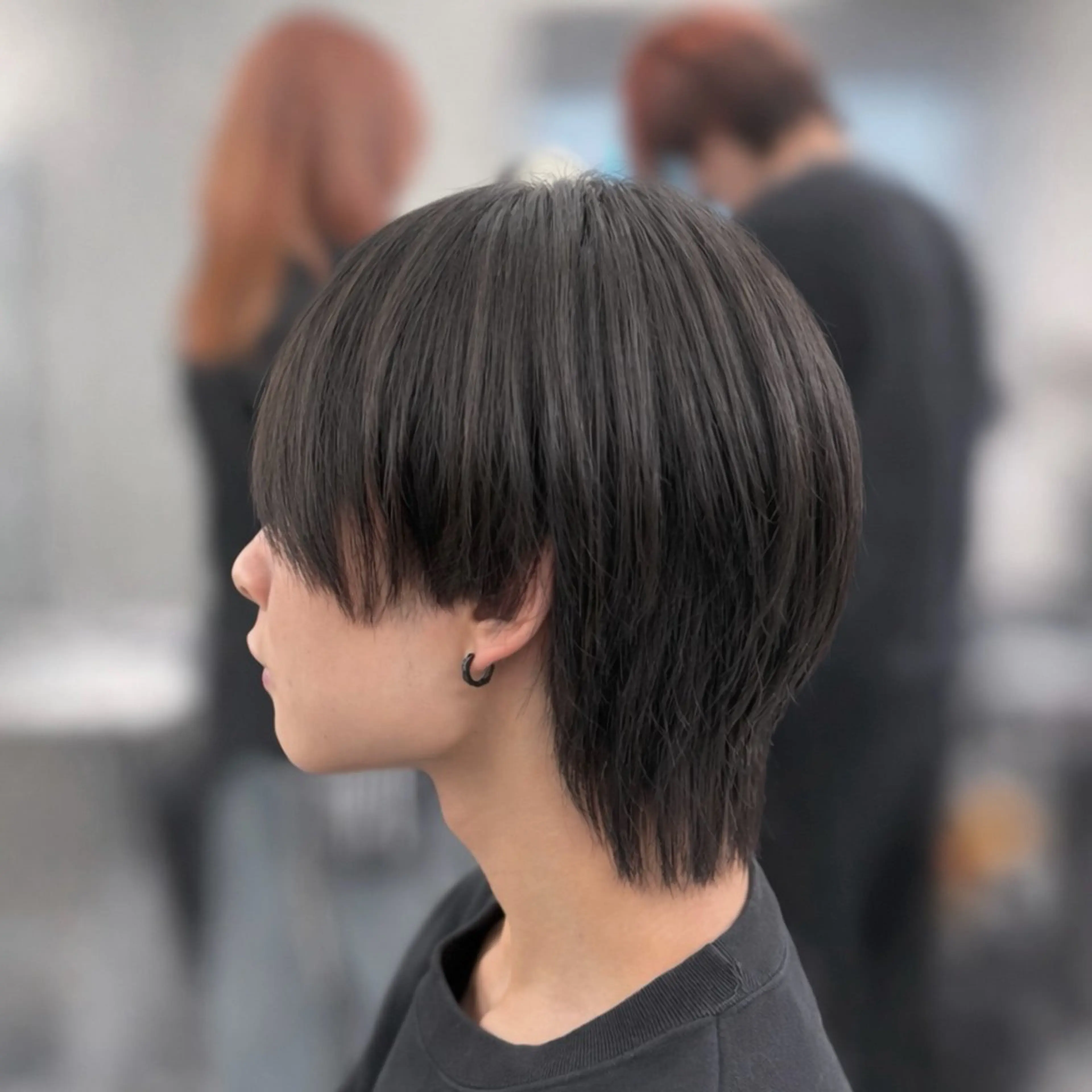 ミディアム メンズ カット ʜᴀʀᴜᴋᴀ♱メンズ ウルフ/ブリーチのヘアスタイル