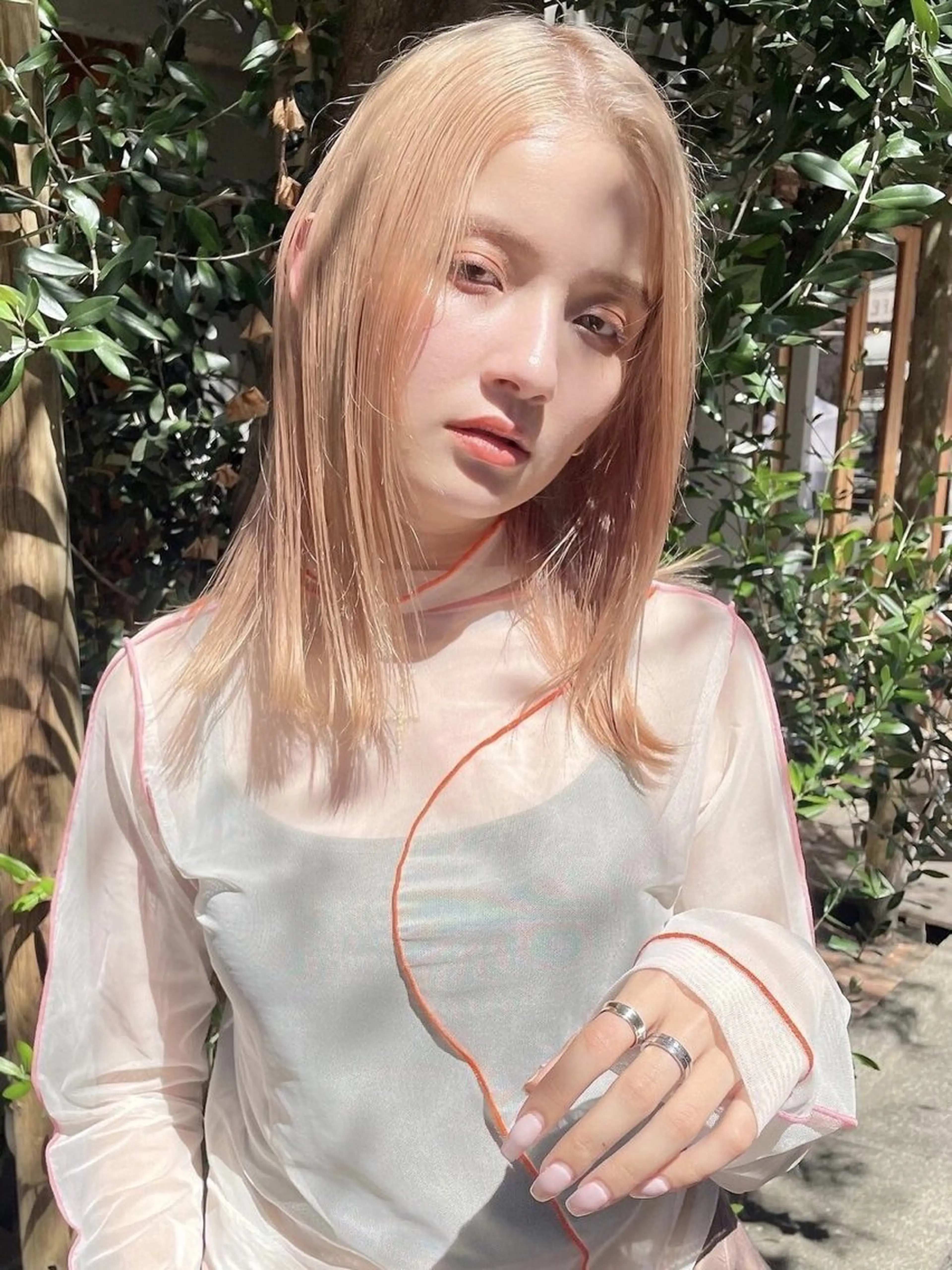 【2回目の方限定✨】 🧡1ブリーチ ＋ オンカラー 🧡 / ダブルカラー / ケアブリーチ / 韓国 / 下北沢の写真