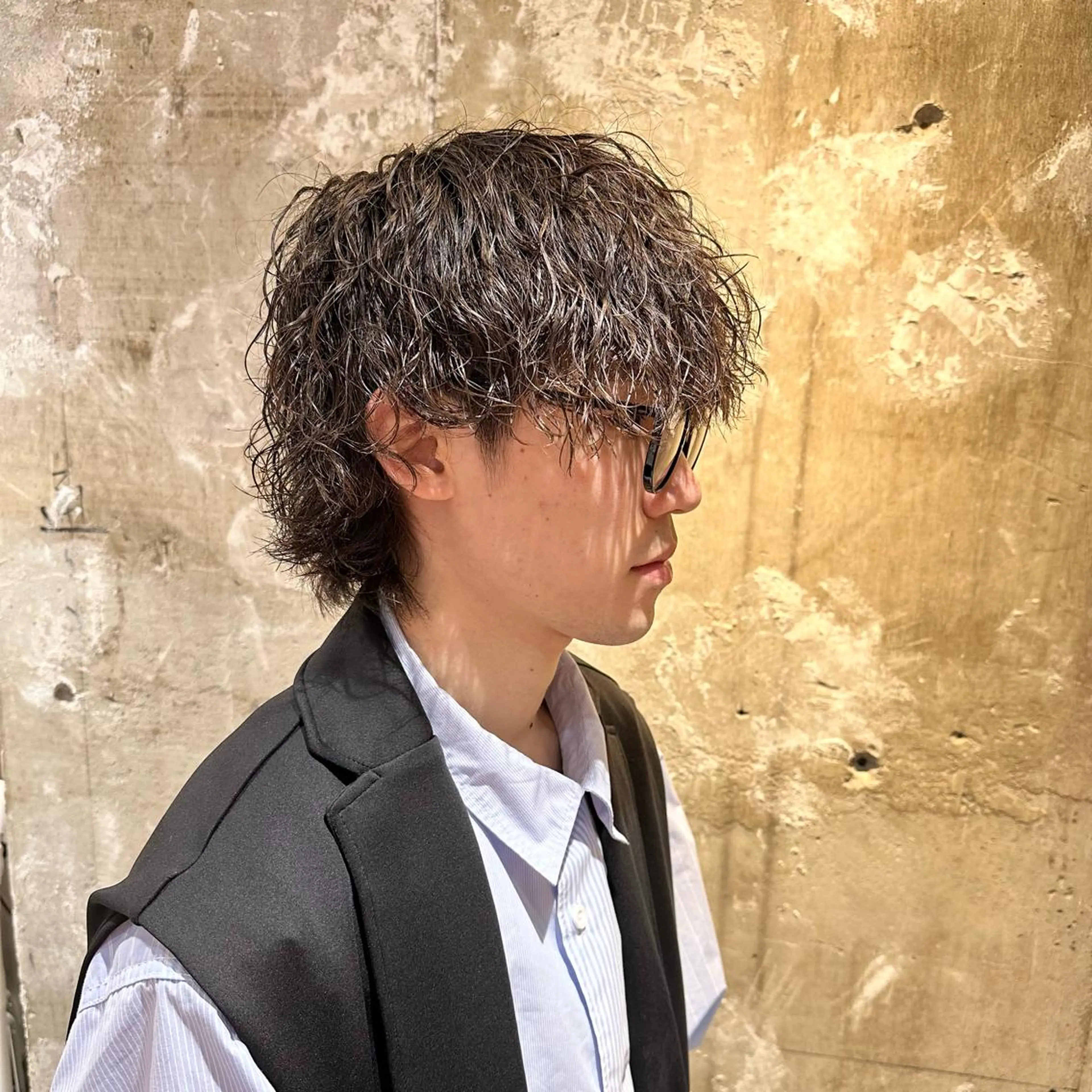 ミディアム メンズ マッシュウルフ マッシュ メンズウルフカット ウルフカット 似合わせスタイル 山本風太のヘアスタイル