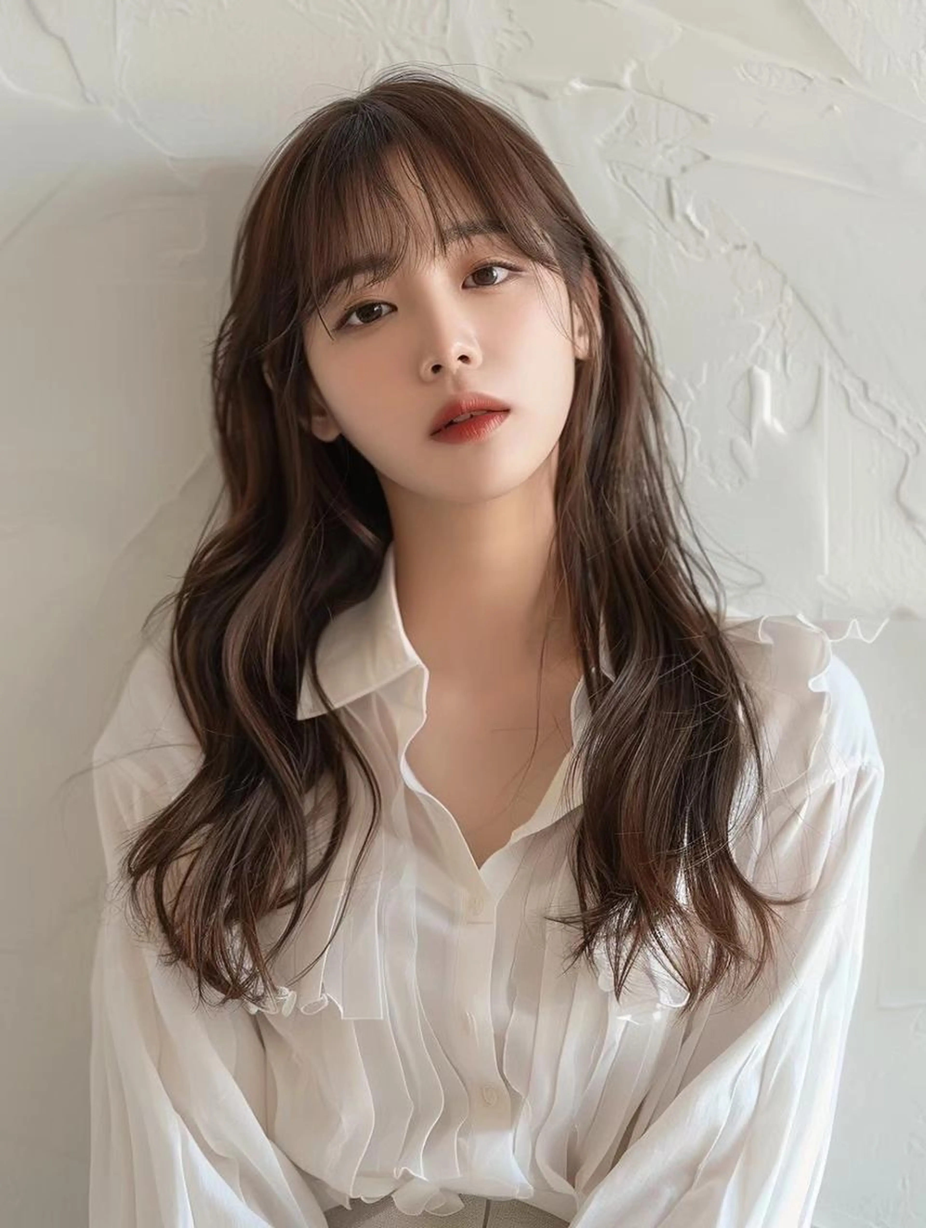 【人気メニュー】メニューカット＋カラー＋高級人毛シールエクステ40本の写真