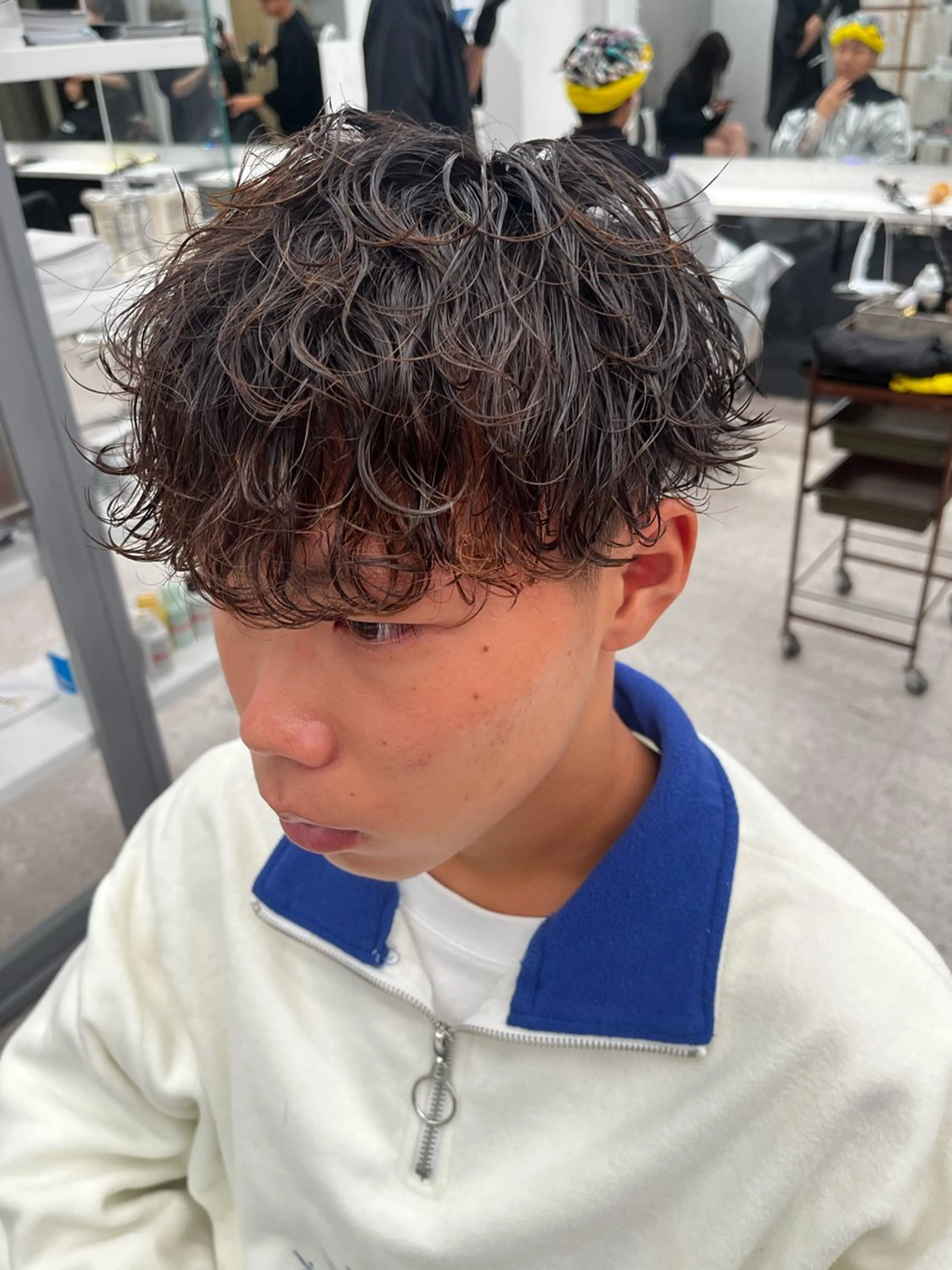 パーマ メンズ カット パーマ 🍐シャドウパーマ メンズ特化/守岡🍐のヘアスタイル