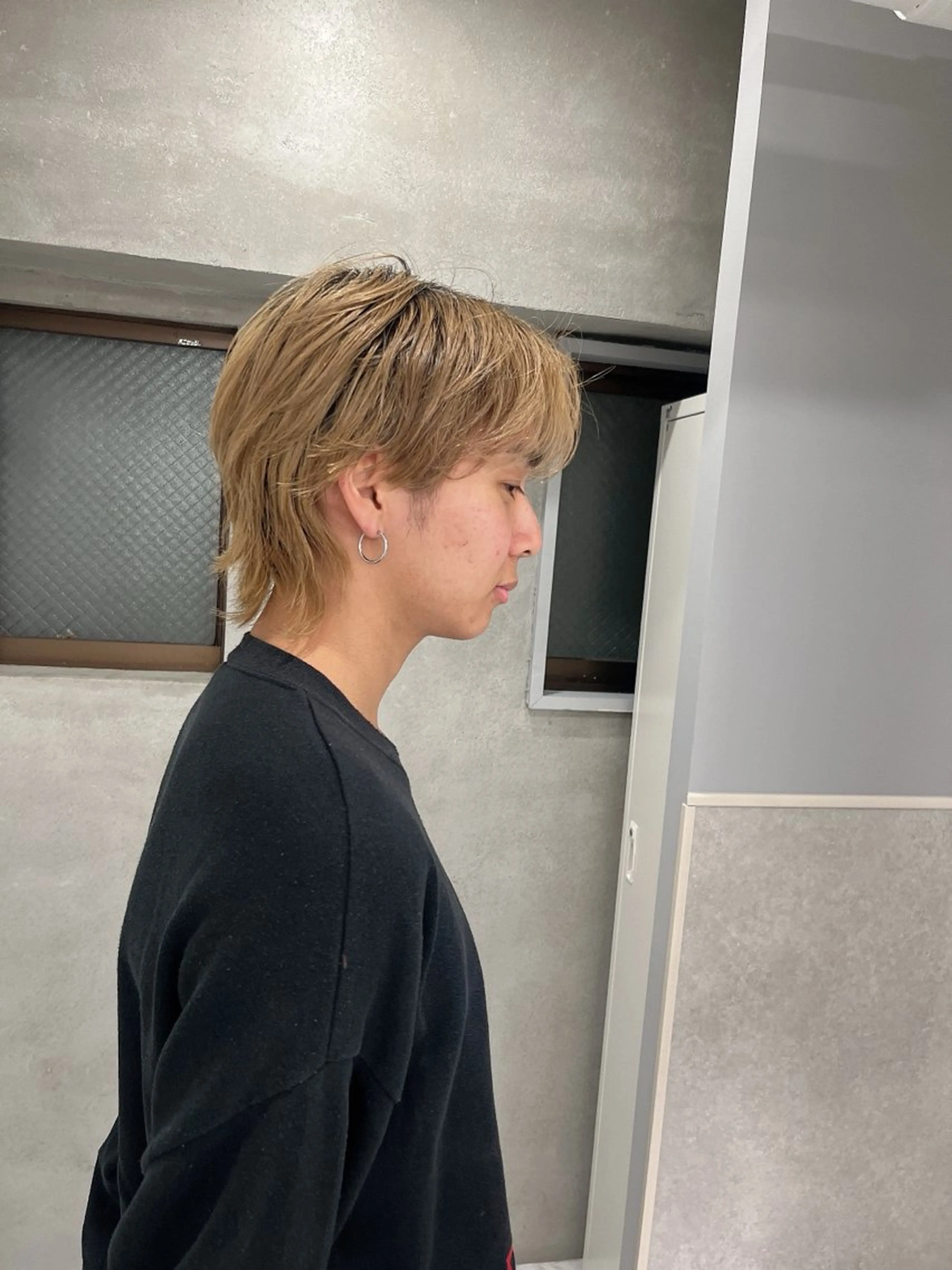 メンズ メンズウルフカット ウルフカット りおな/髪質改善/ カラー /平尾のヘアスタイル