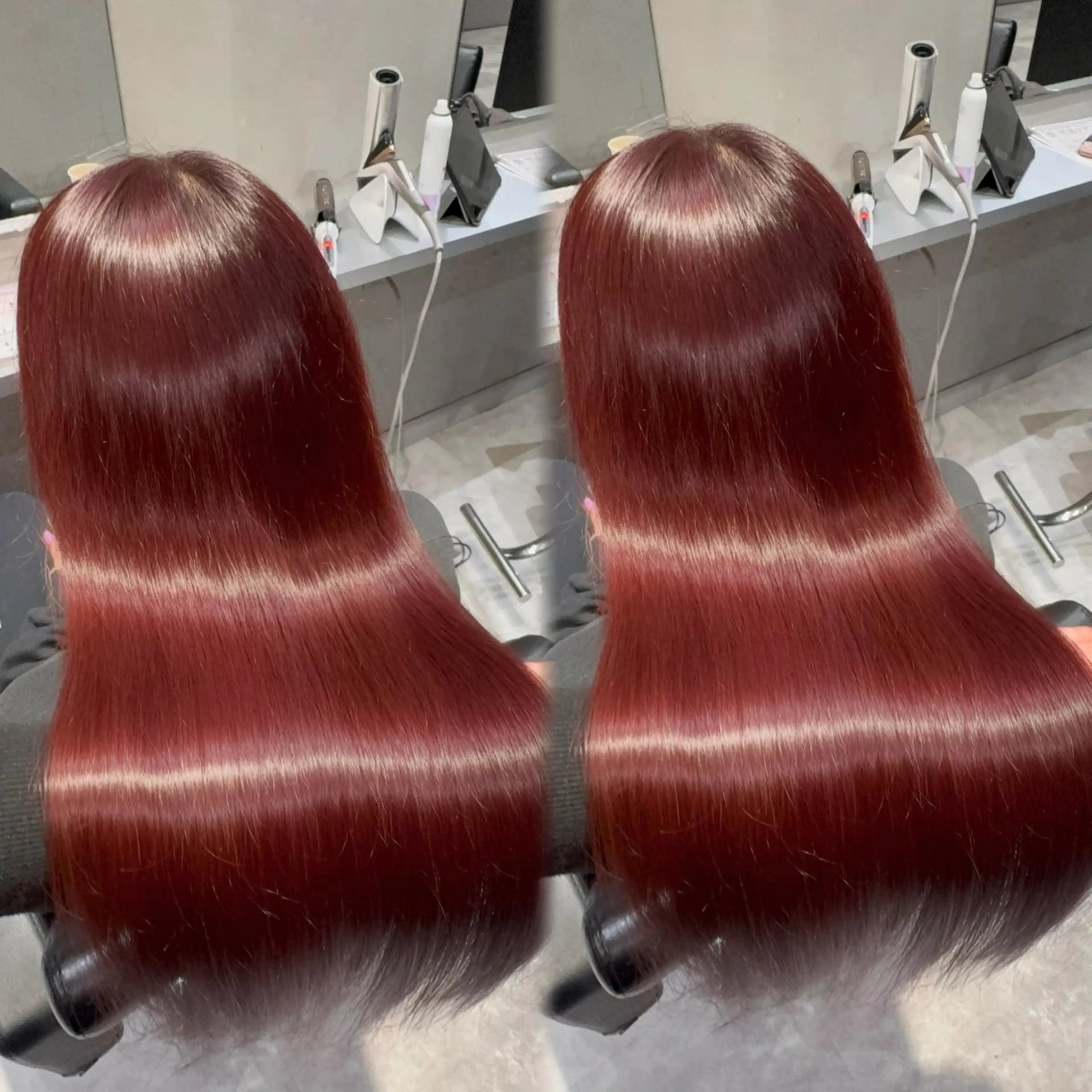 ロング ヘアカラー トリートメント 新宿♡暖色カラー/ エクステ/スズ‎🤍のヘアスタイル