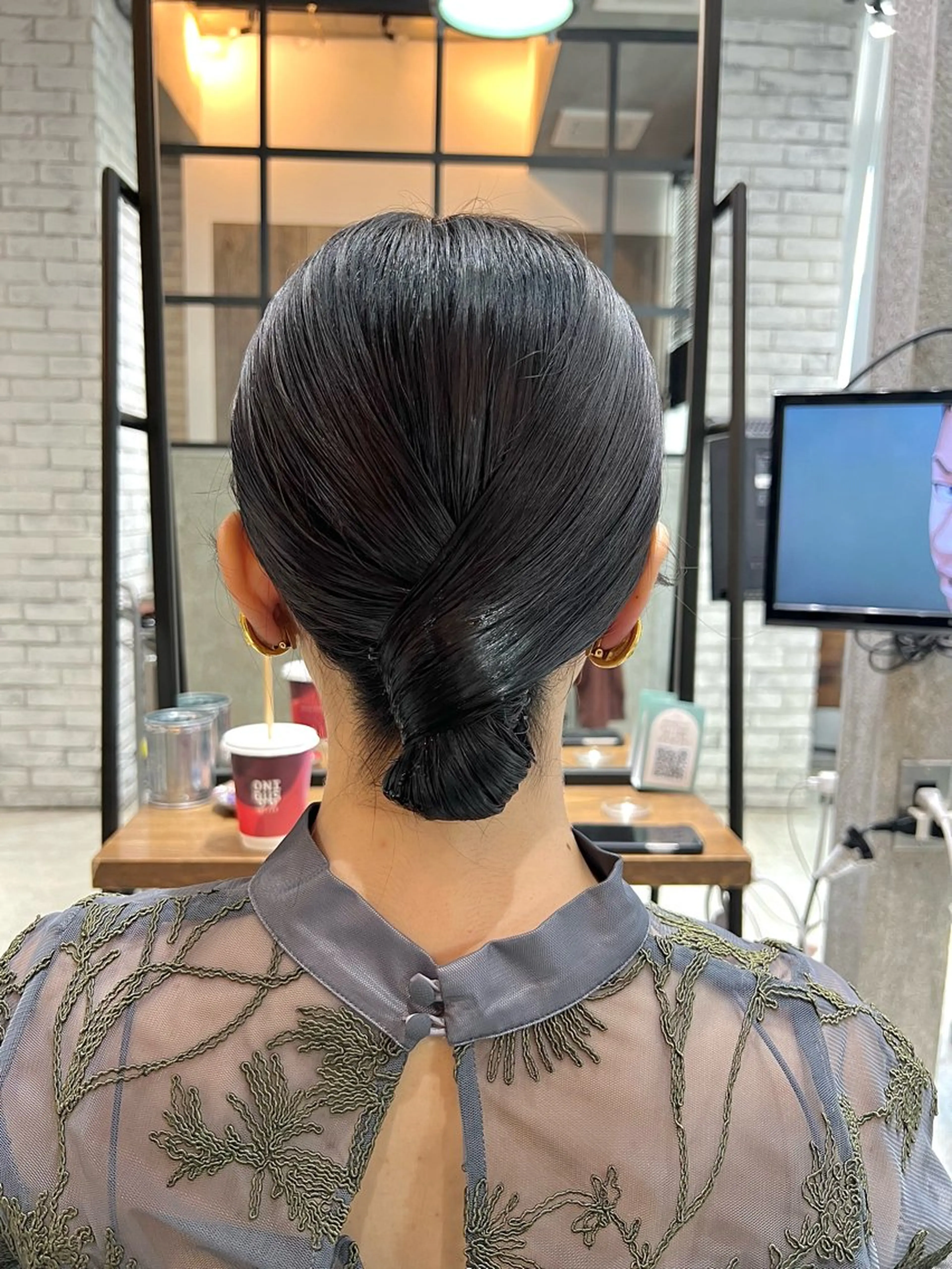 セミロング ヘアアレンジ ヘアセット 🌿ニュアンス/髪質 改善🌿Fukudaのヘアスタイル