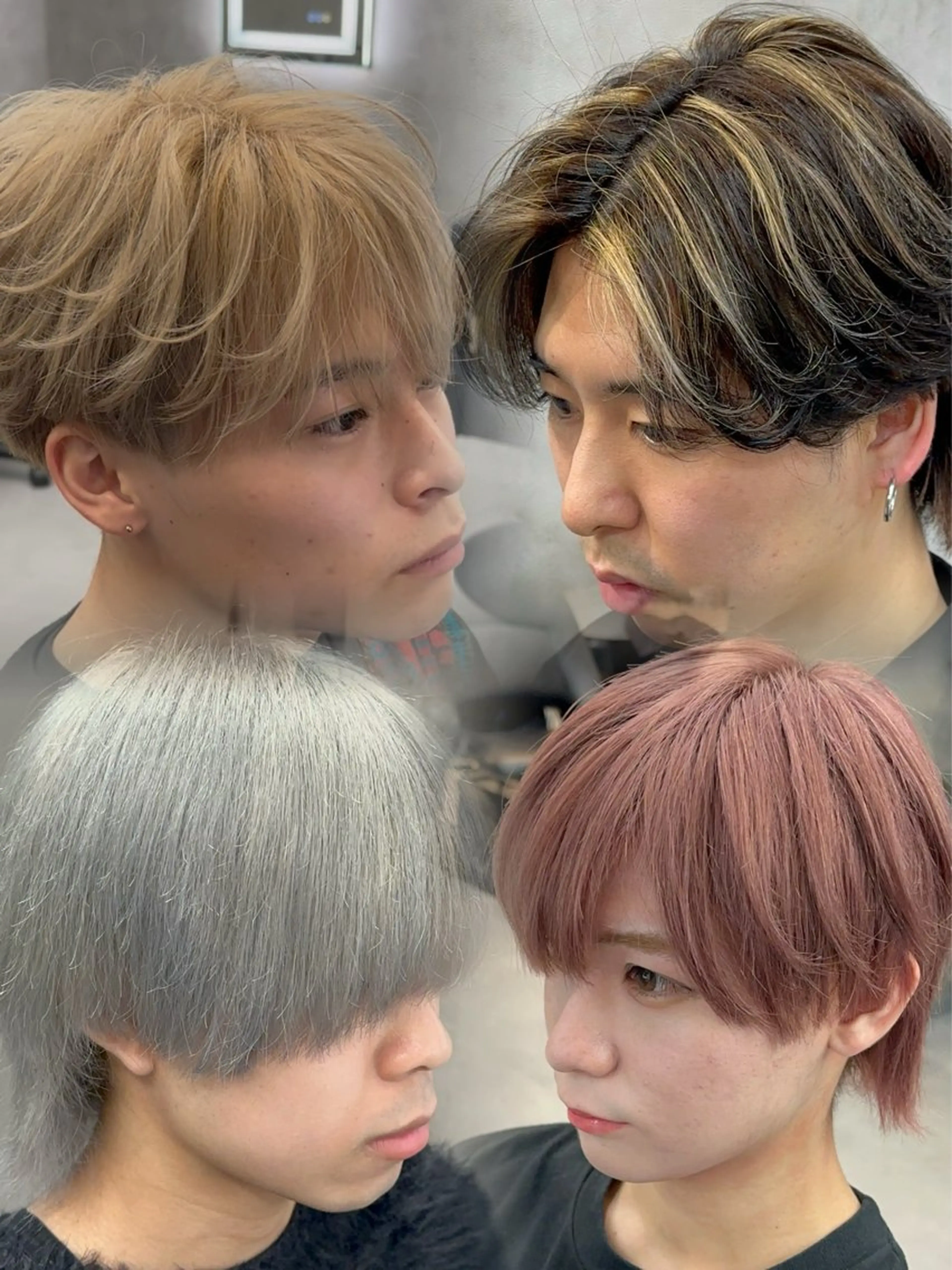 カラー パーマ メンズ メンズハイトーン ハイトーンカラー カット ヘアカラー 札幌美容室 /光👑のヘアスタイル