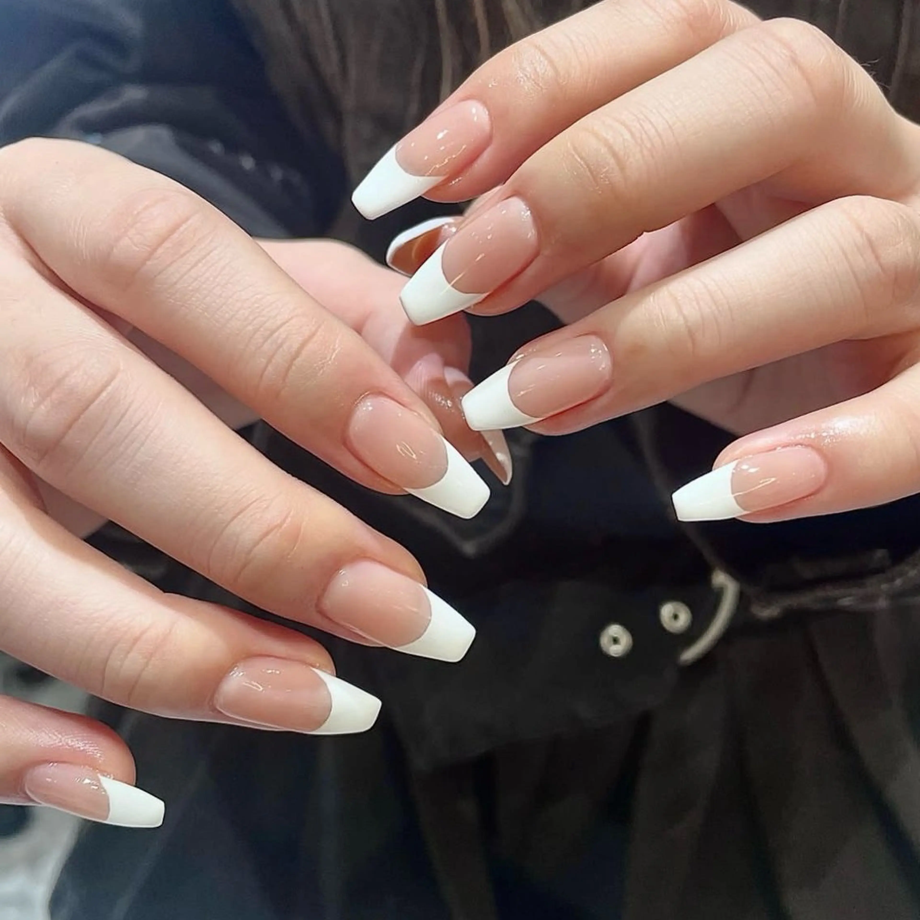 【初回オフ無料】《パラジェル使用》フレンチネイルの写真