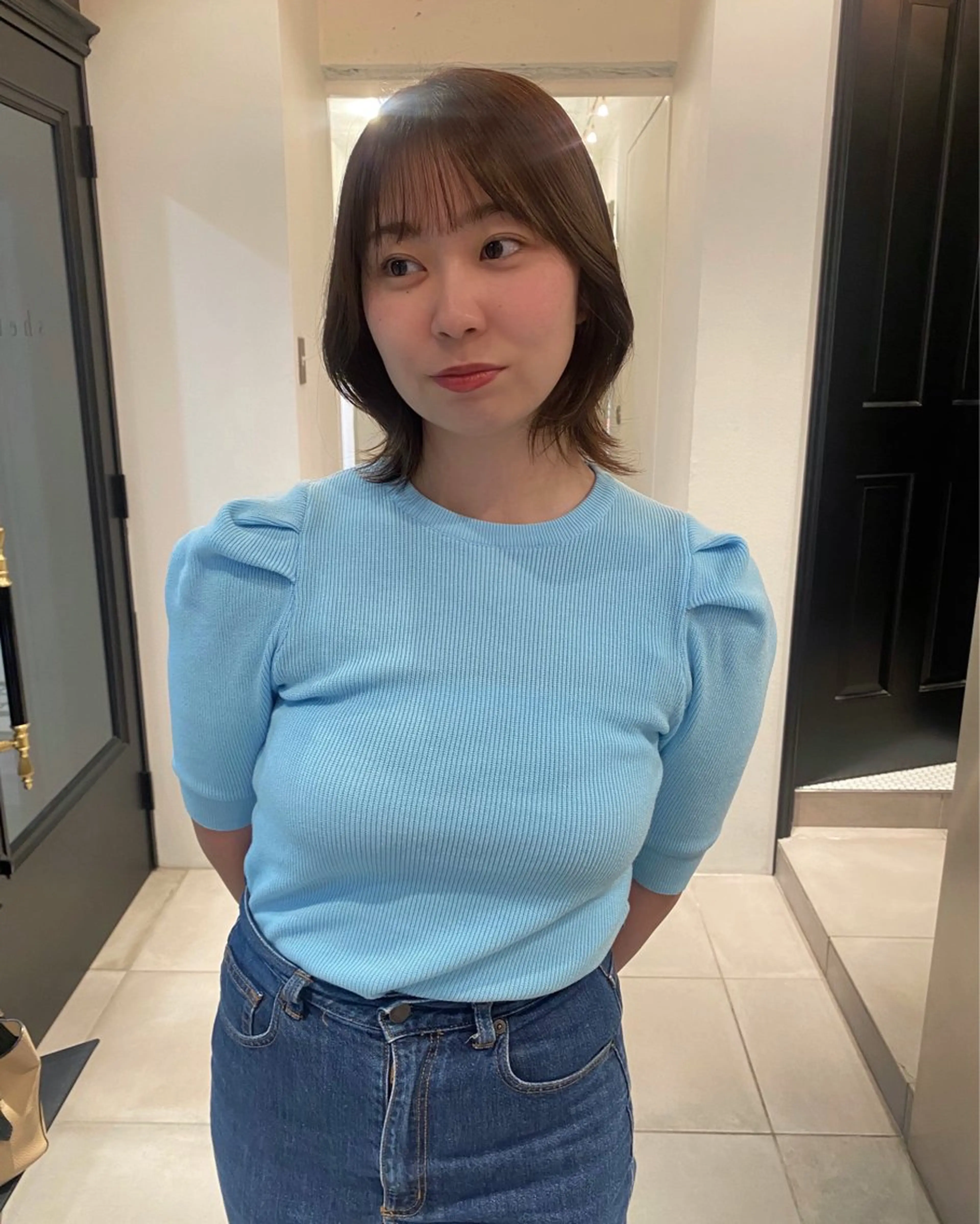 ショート カラー riria/ボブ /透明感カラー🎀のヘアスタイル