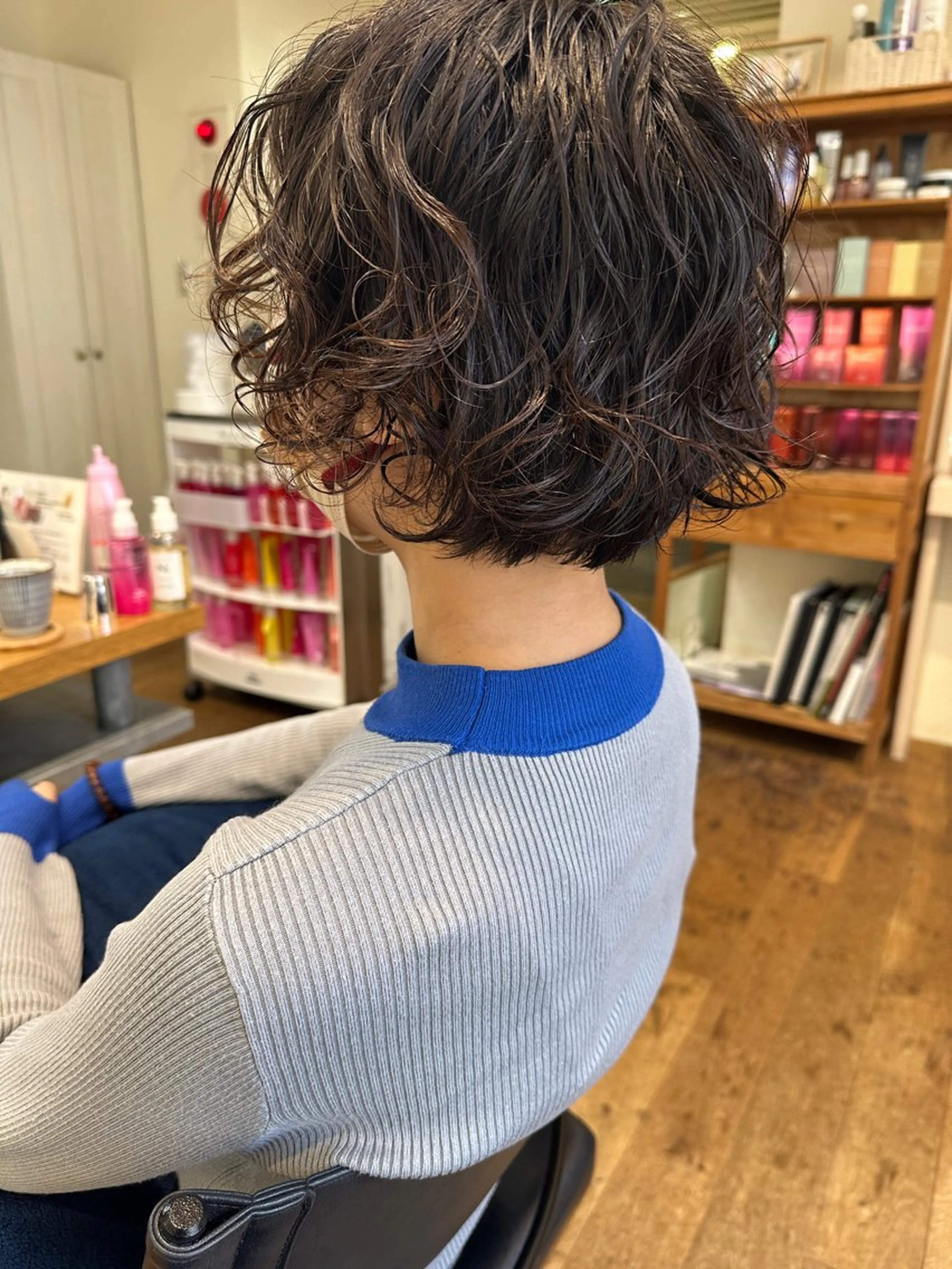 ショート ショート ボブ 梅田 木戸健人のヘアスタイル