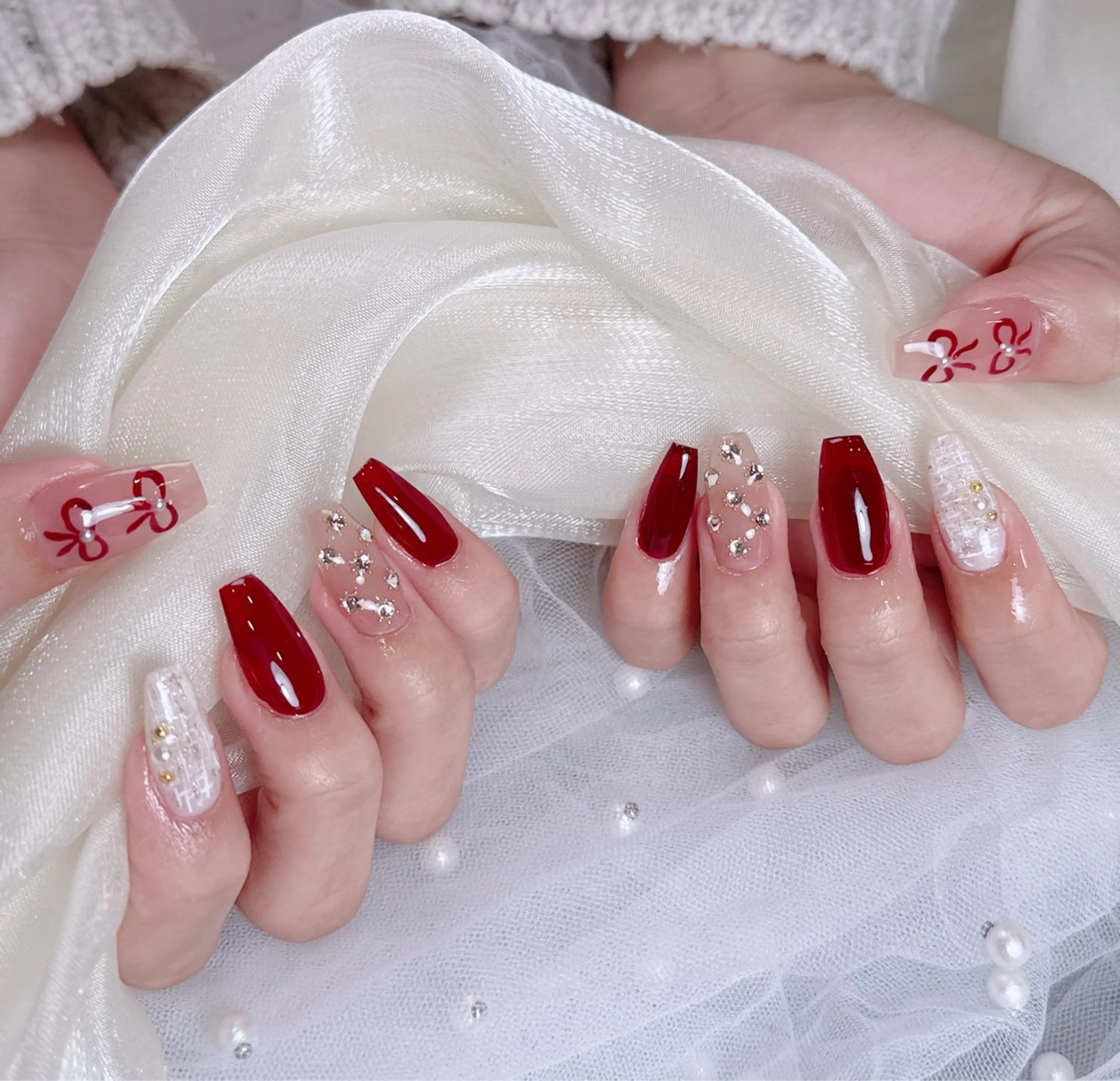 ネイル ハンドネイル ハンドケア 🎀も ものネイルデザイン