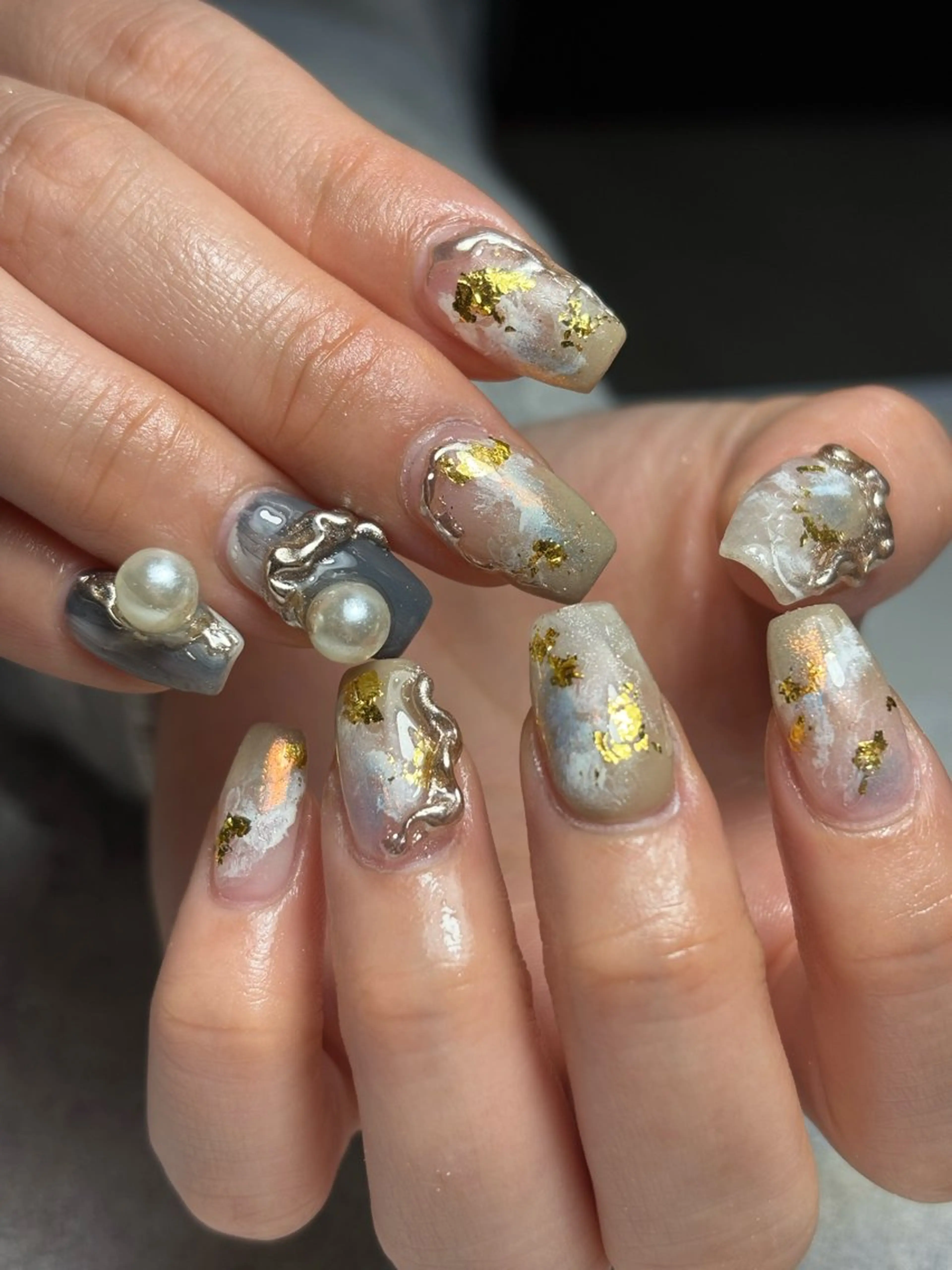 ネイル ハンドネイル フットネイル ✴︎ Delightのネイルデザイン