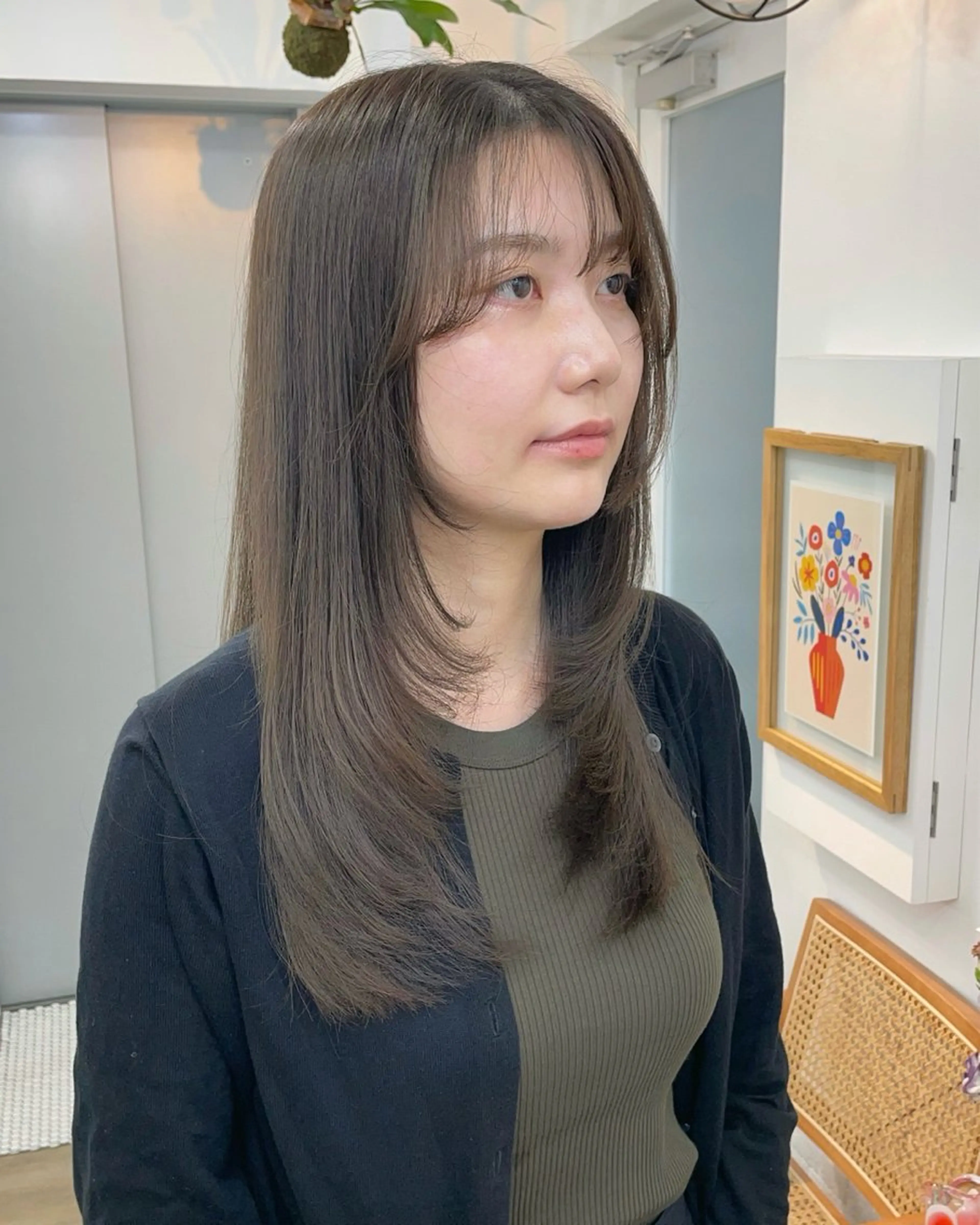 ロング レイヤーカット トリートメント カット ヘアカラー トリートメント ✨髪質改善✨原宿 えのもと　はなのヘアスタイル