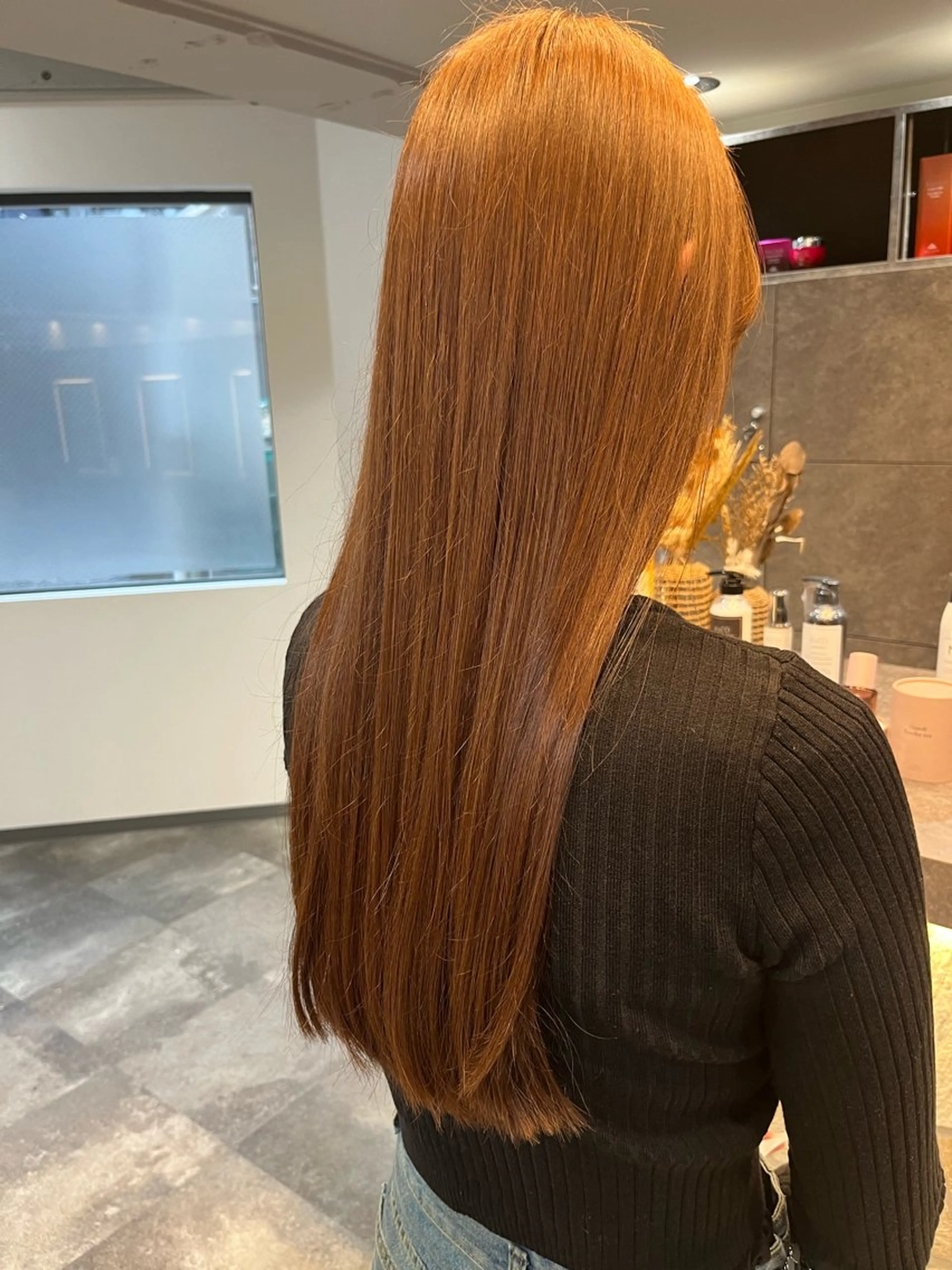 カラー ブリーチ ブラウンカラー ダブルカラー ブリーチなしカラー カット ヘアカラー 🥀髪質改善/カラー 縮毛矯正🥀金武のヘアスタイル