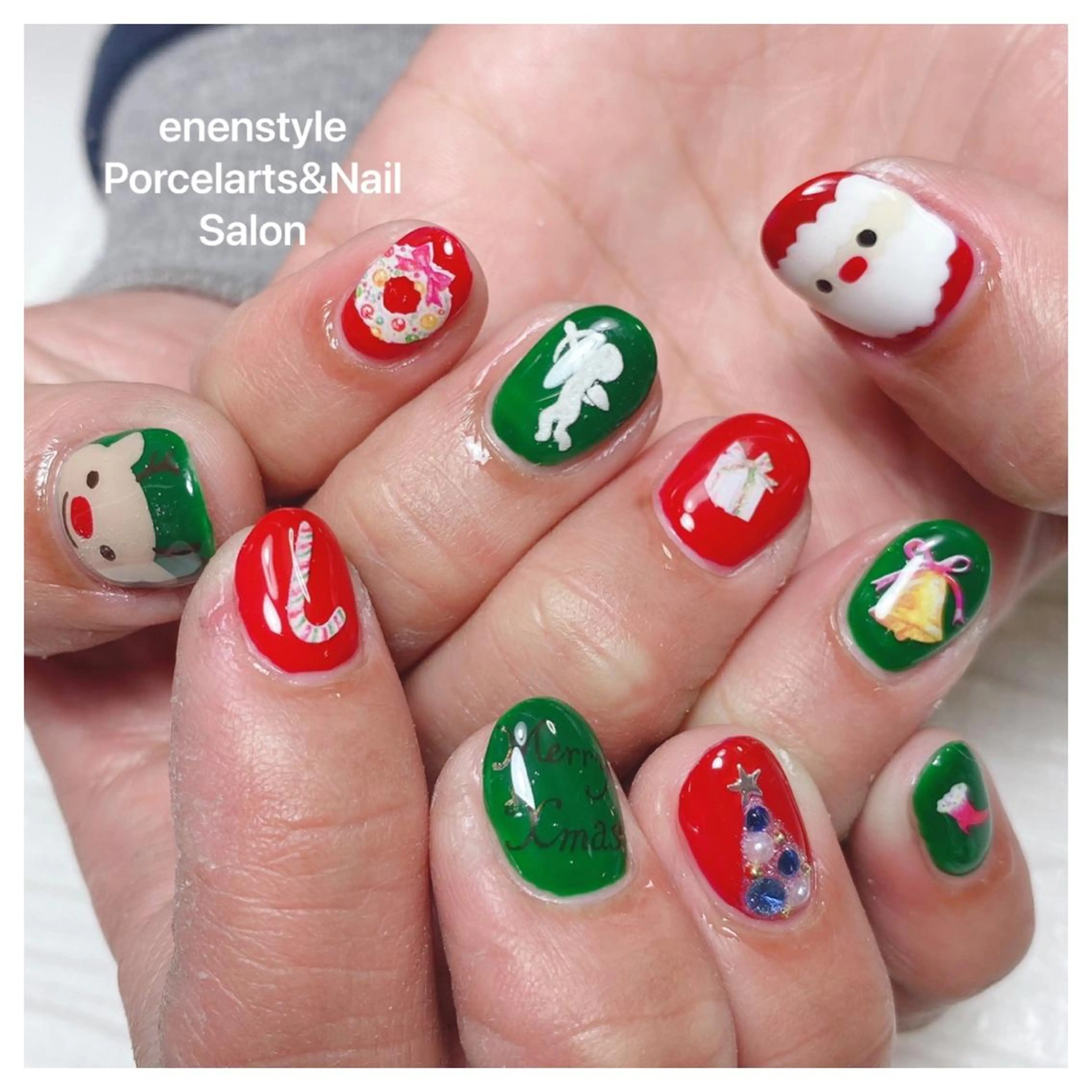 ミディアム ネイル 👑enen style👑のネイルデザイン