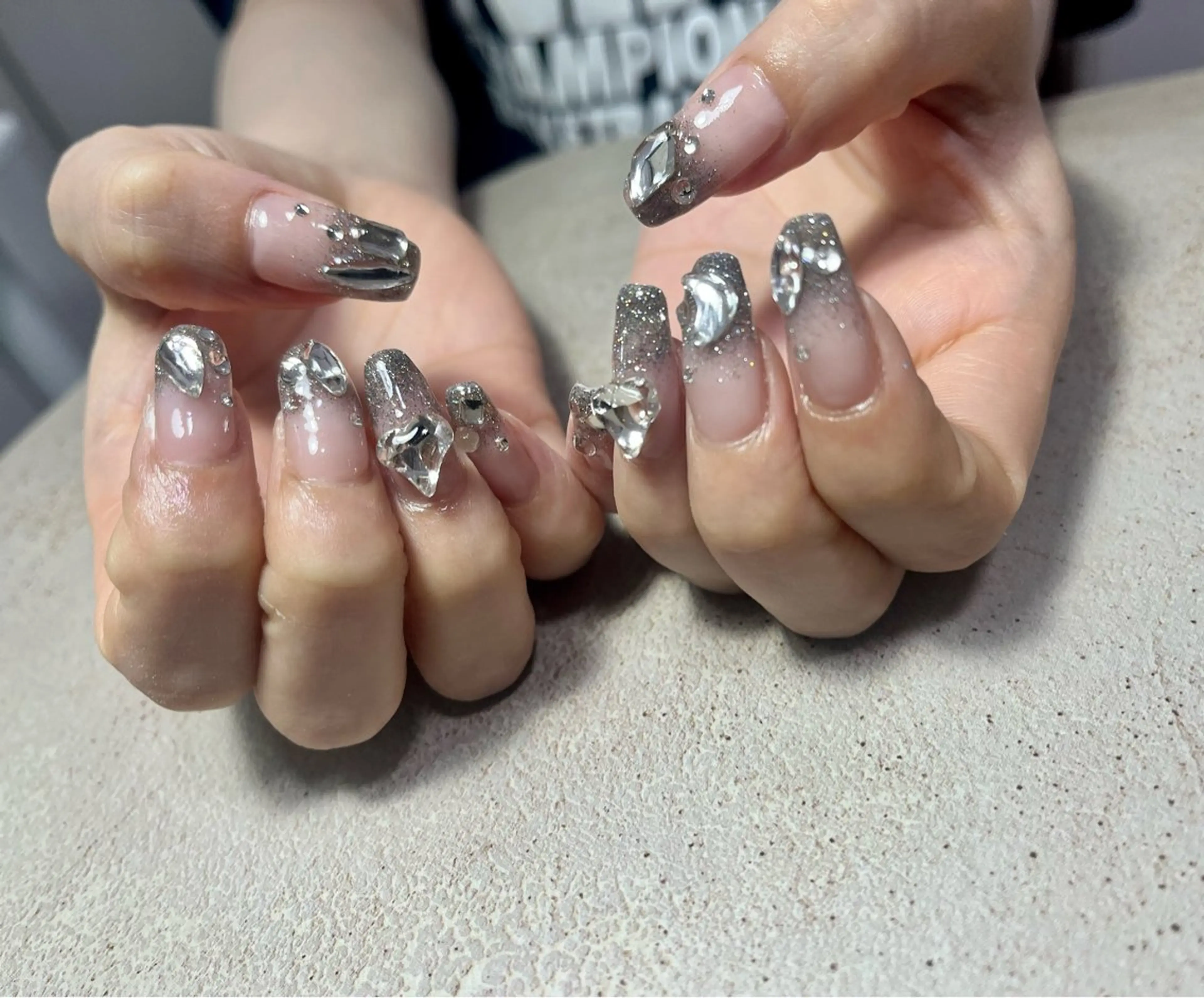 ネイル ハンドネイル goldgleams ちなのネイルデザイン