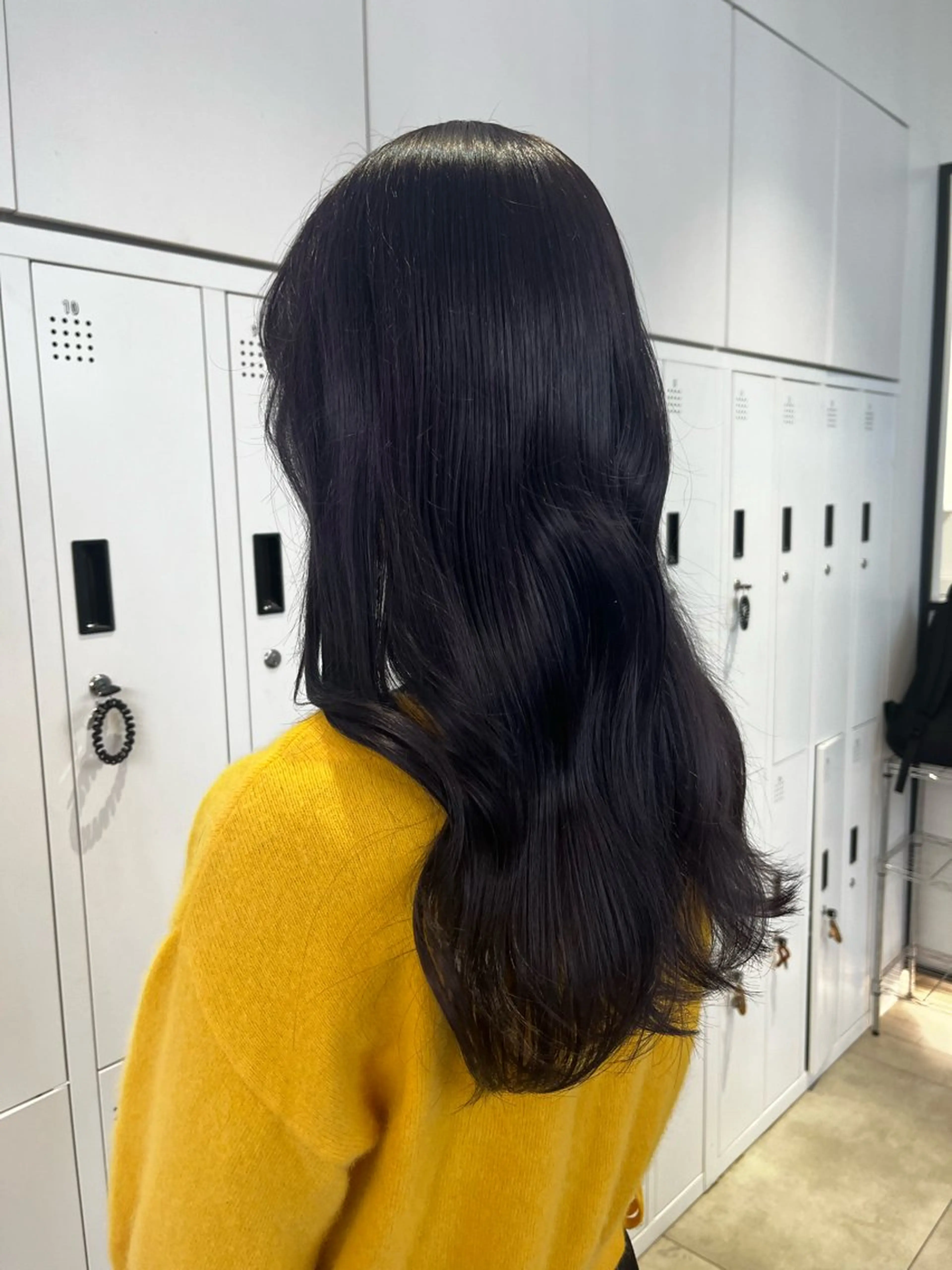 ロング カラー ヘアカラー メンズパーマ/ メッシュ📍ﾕﾘのヘアスタイル