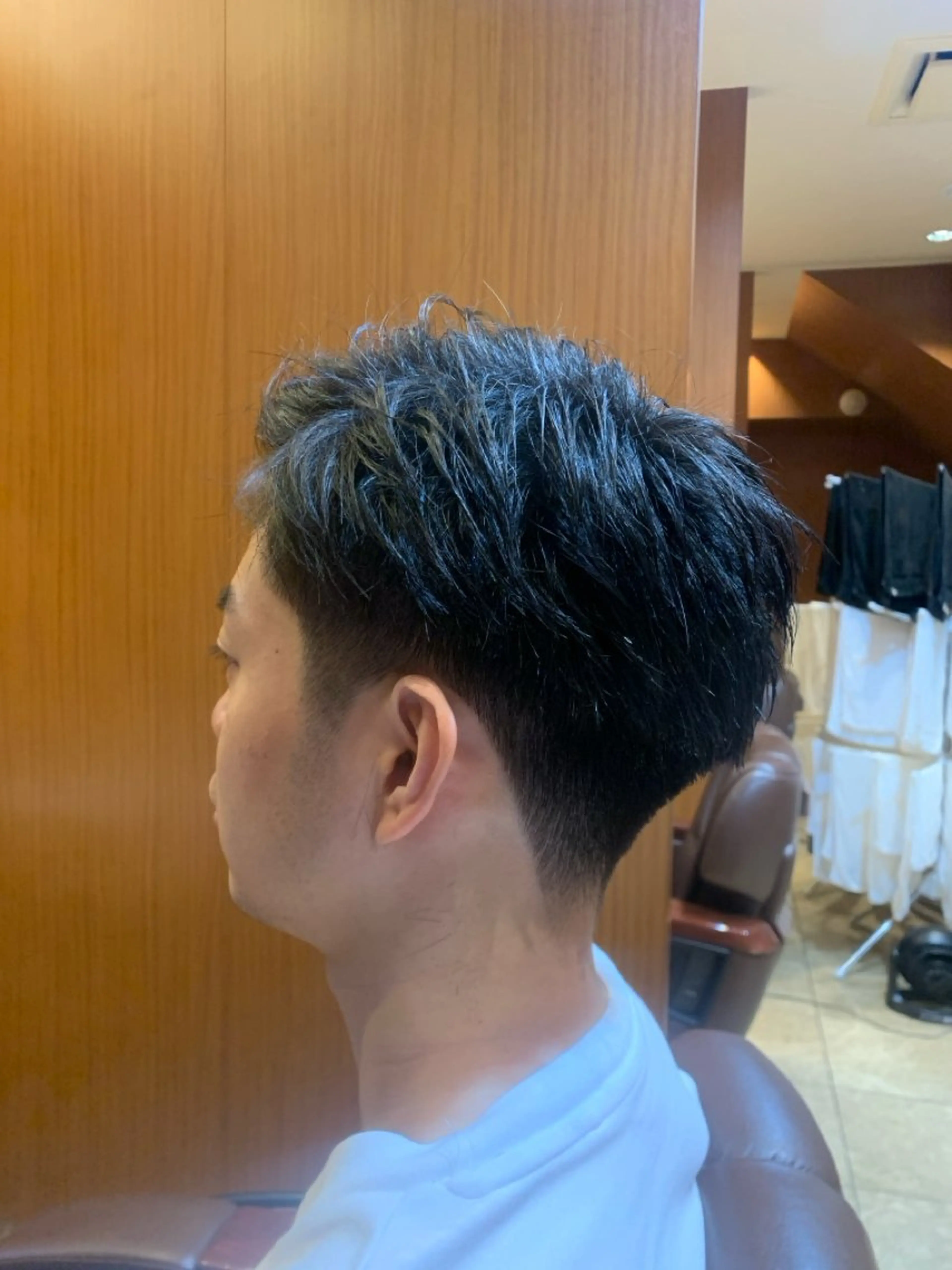 ショート メンズ 刈り上げ カット 【パーマ募集】杉本 翔希のヘアスタイル